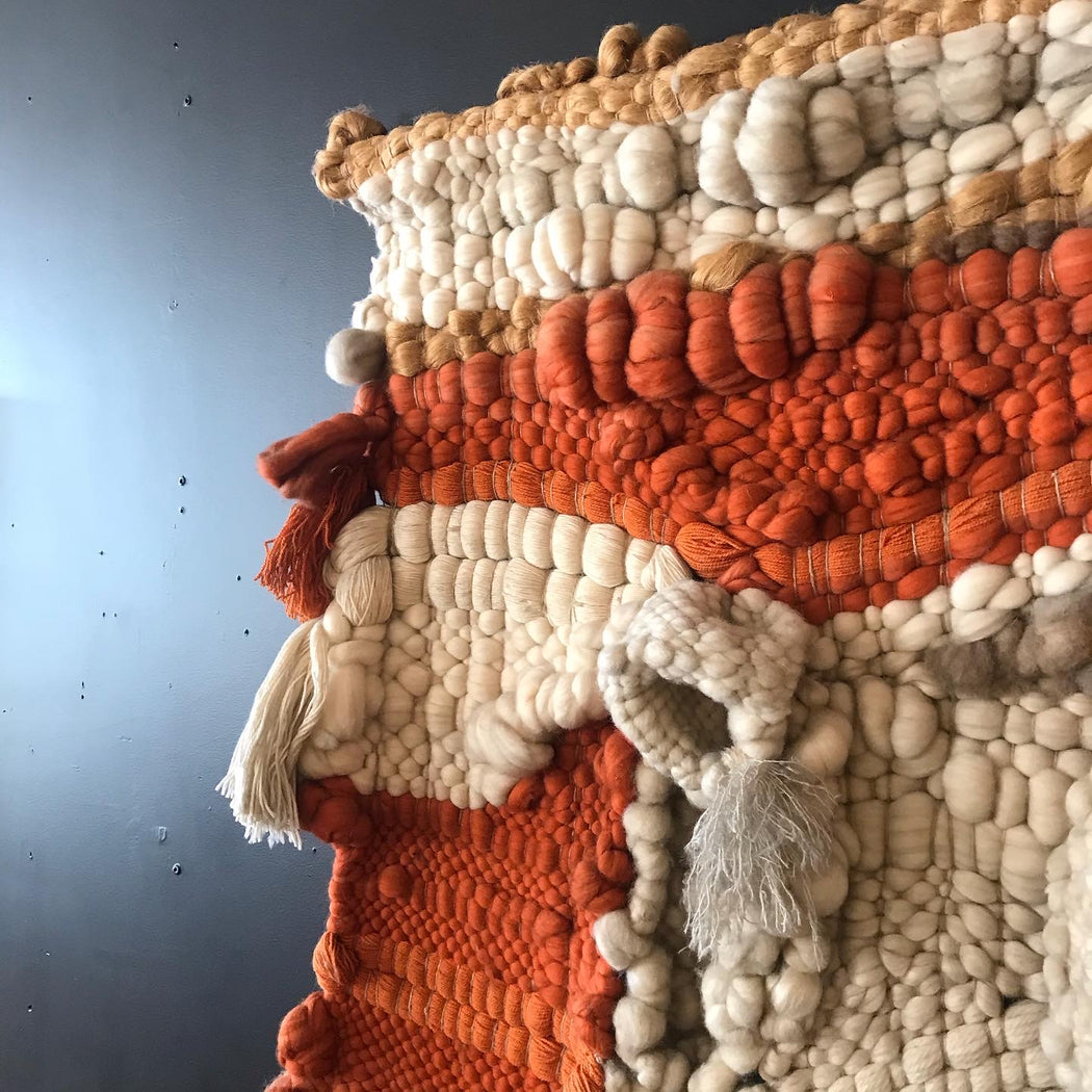 SOLD • Giant 1970s Weaving