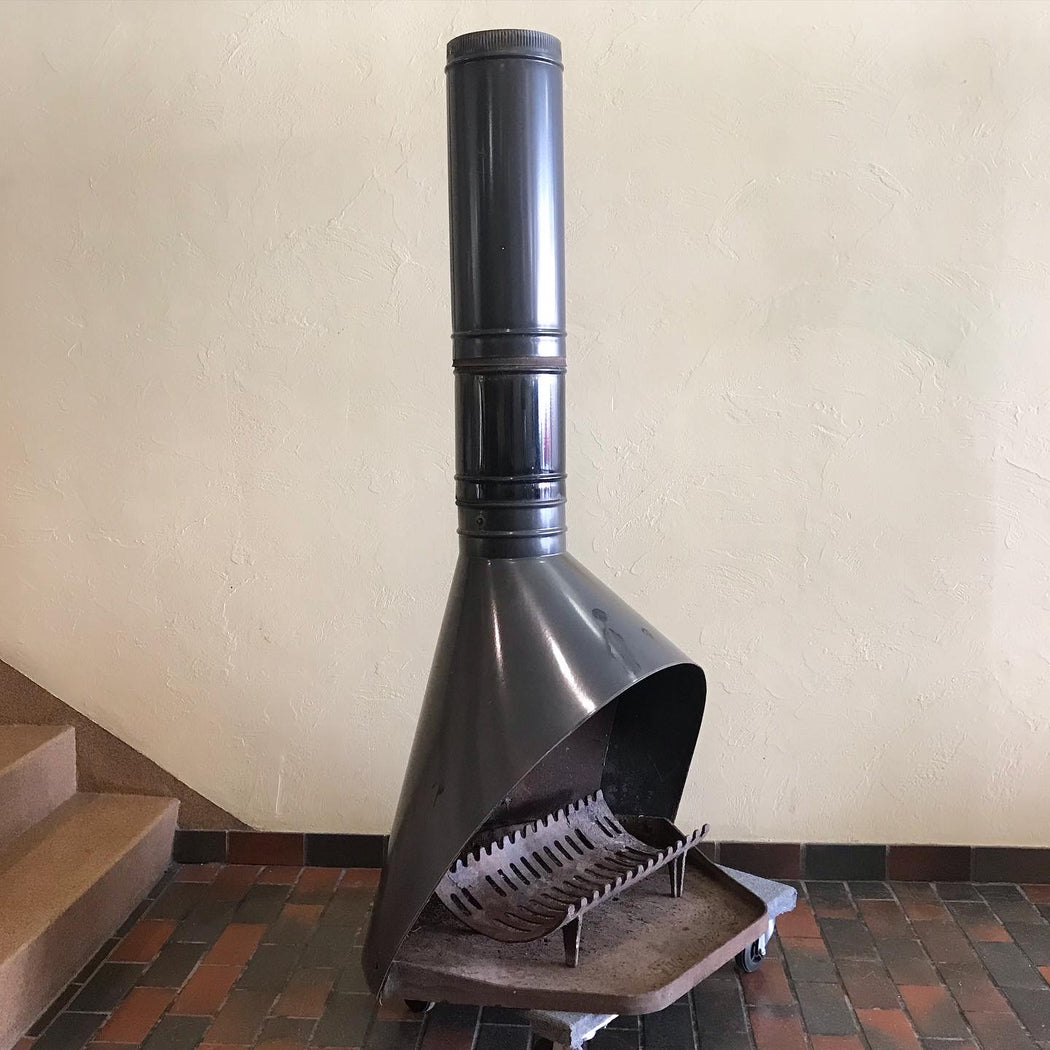SOLD • 1960s Wood Burning Firehood Fireplace
