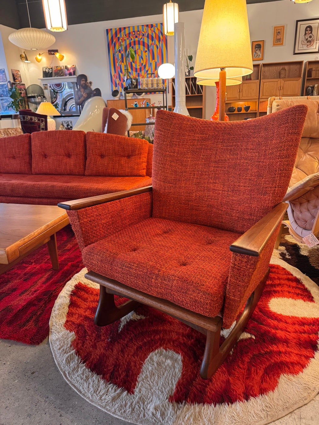 Atomic 1960s Rocking Chair