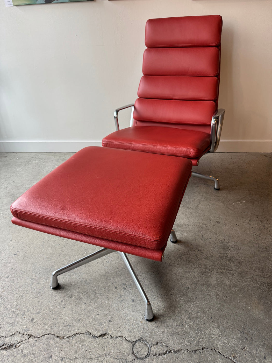 Eames Soft Pad Chair + Ottoman