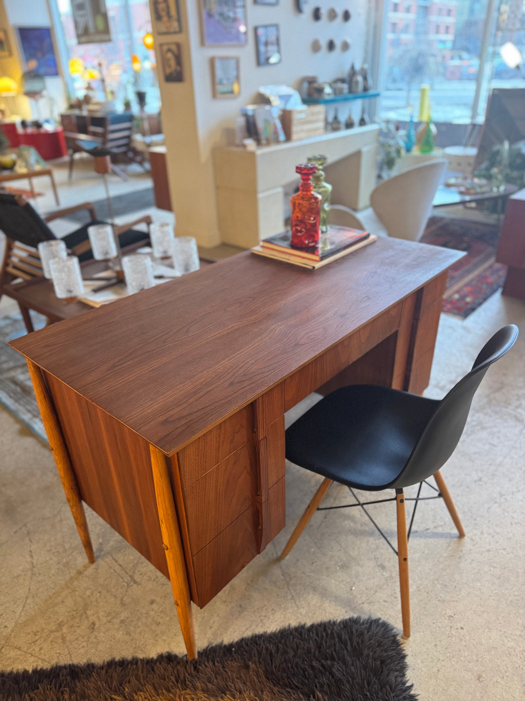 MCM Walnut Desk