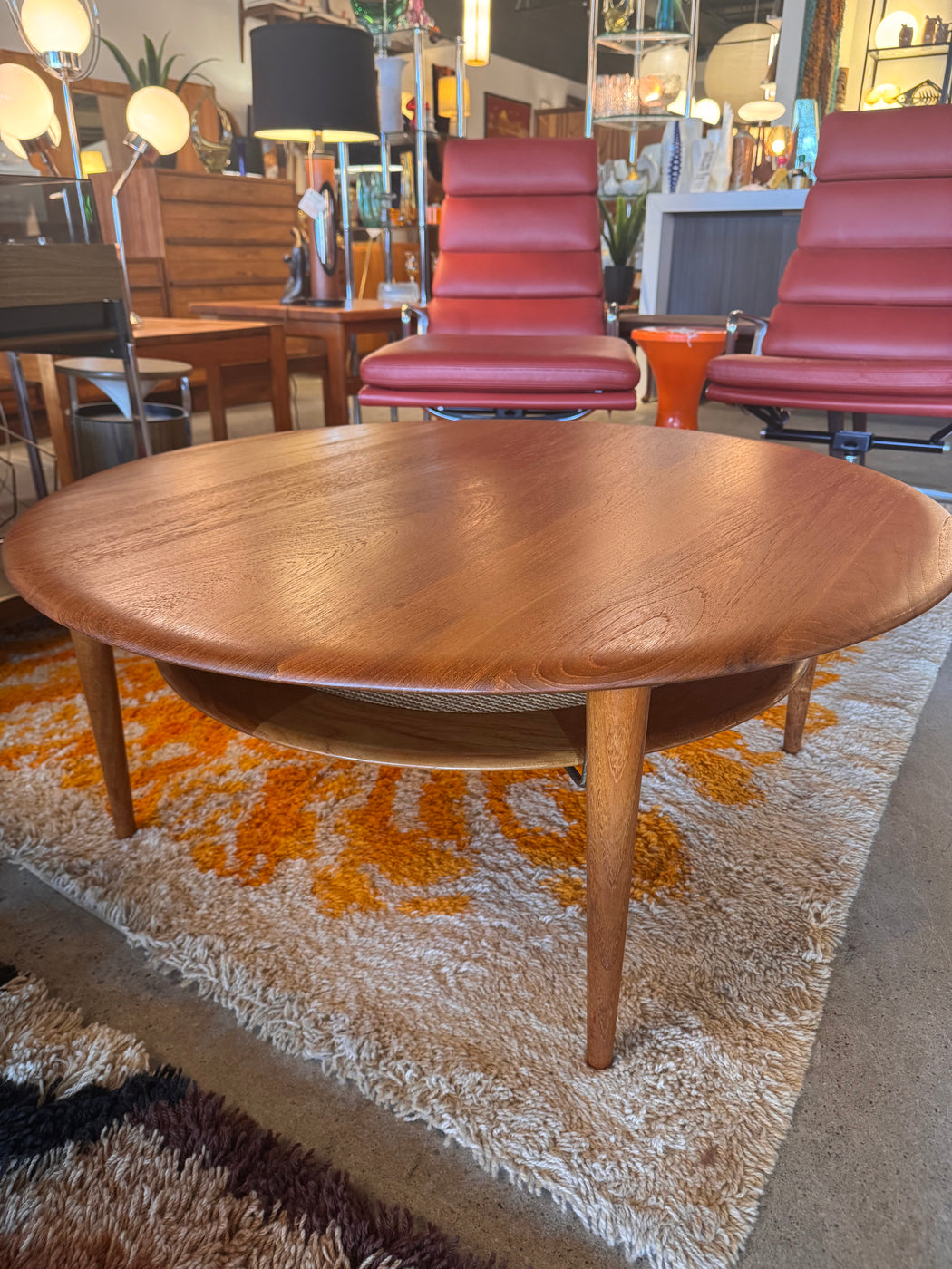 France & Son Solid Teak Coffee Table