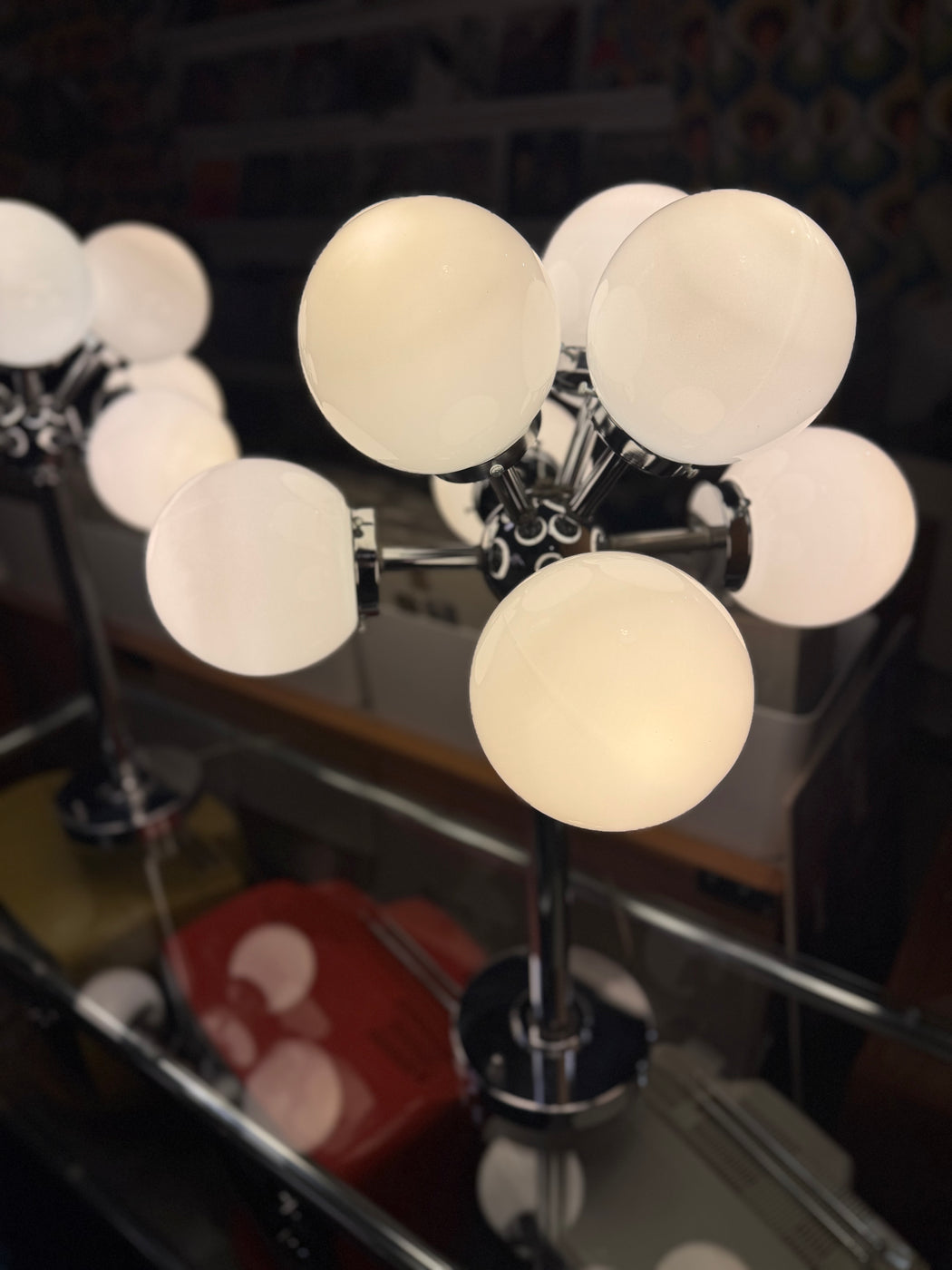 70s Chrome Sputnik Lamps