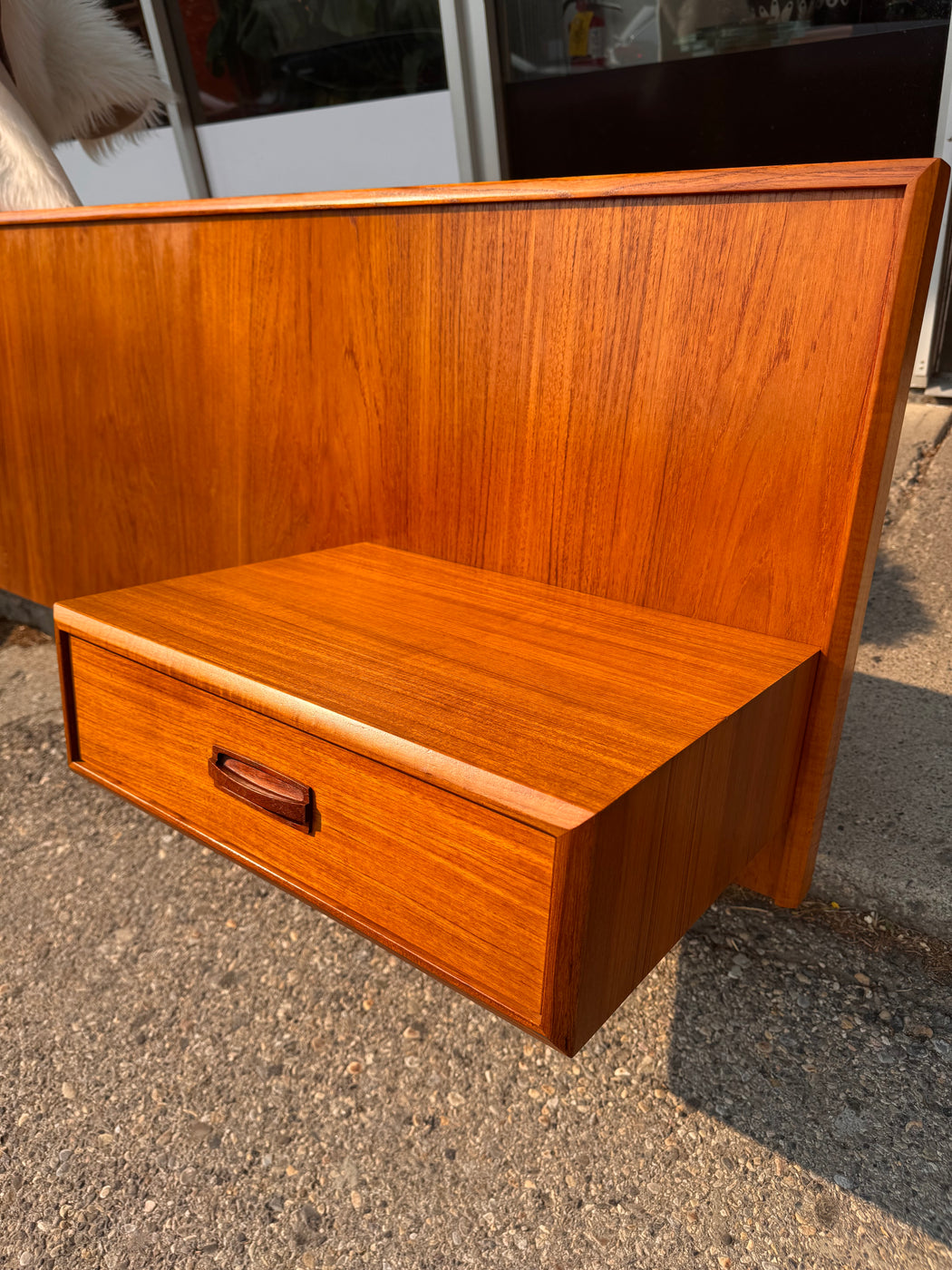 Queen Teak Headboard