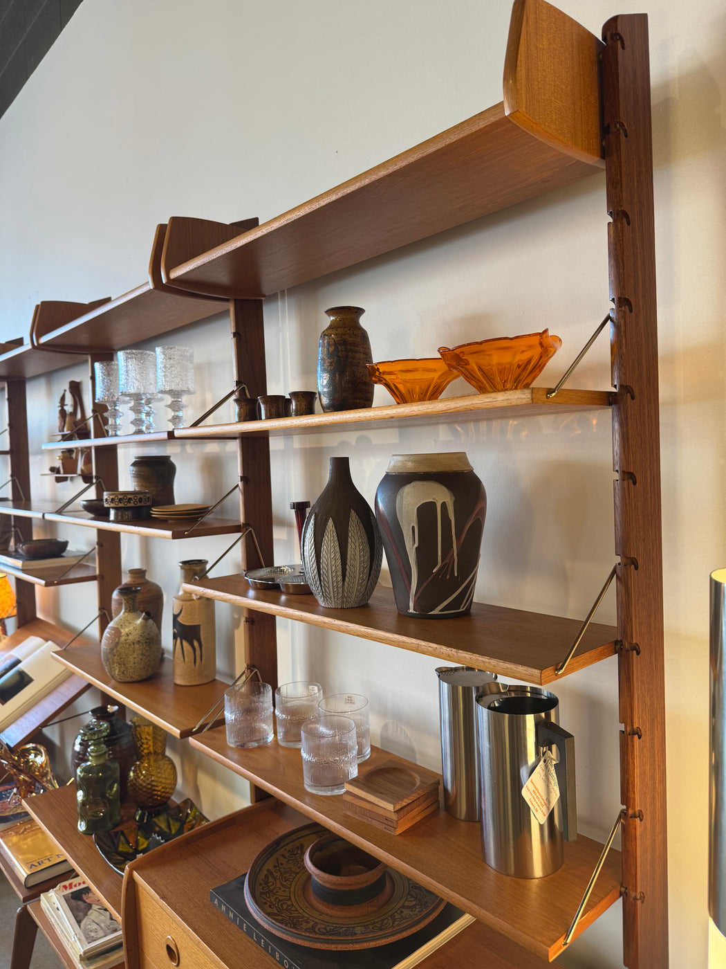 SOLD • Teak Modular Wall Unit, Norway