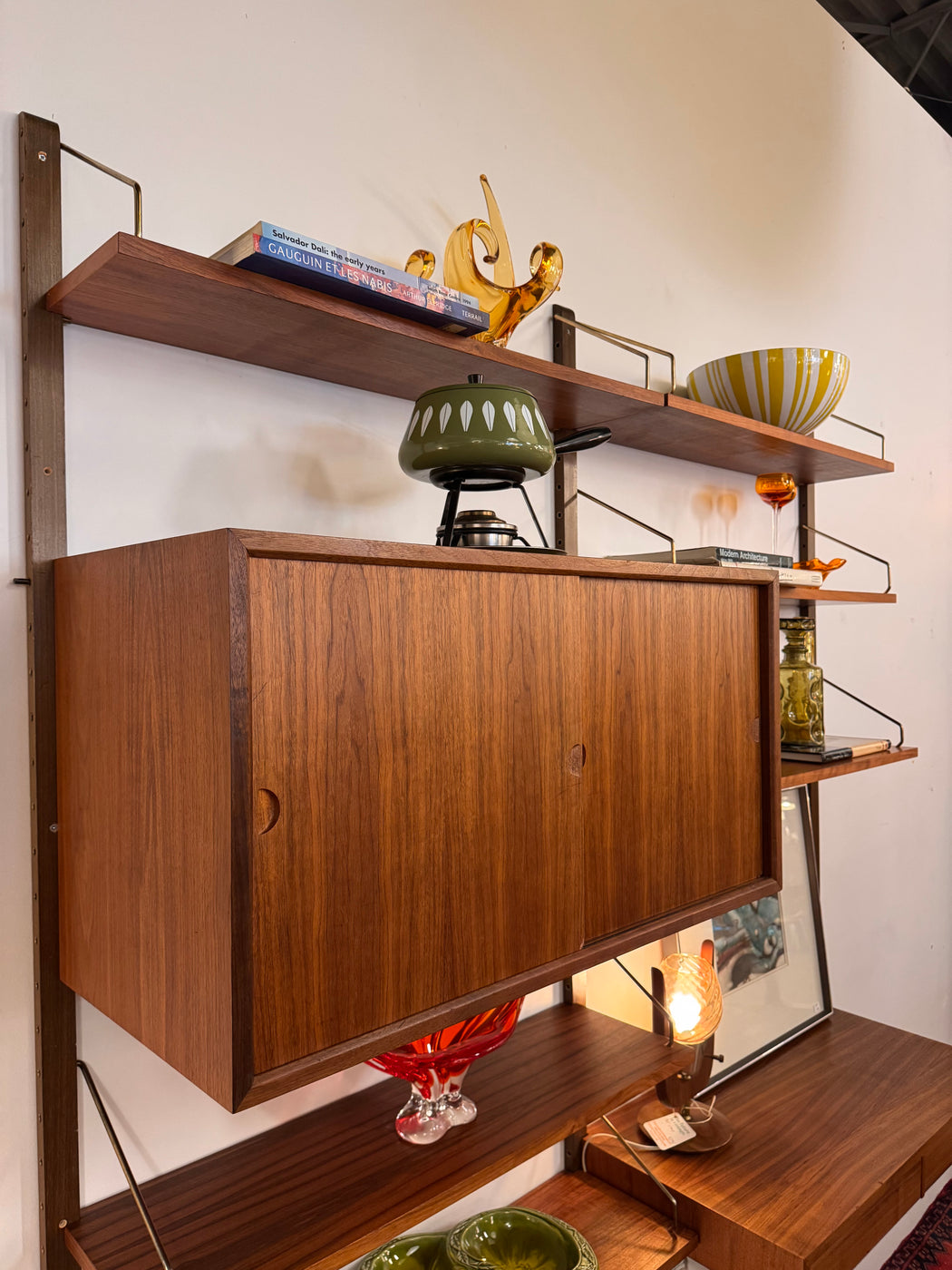 Danish Walnut Wall Unit