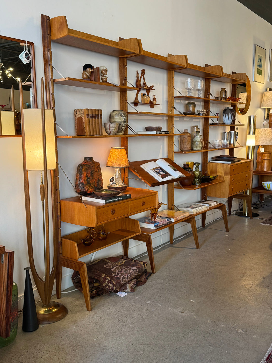 SOLD • Teak Modular Wall Unit, Norway