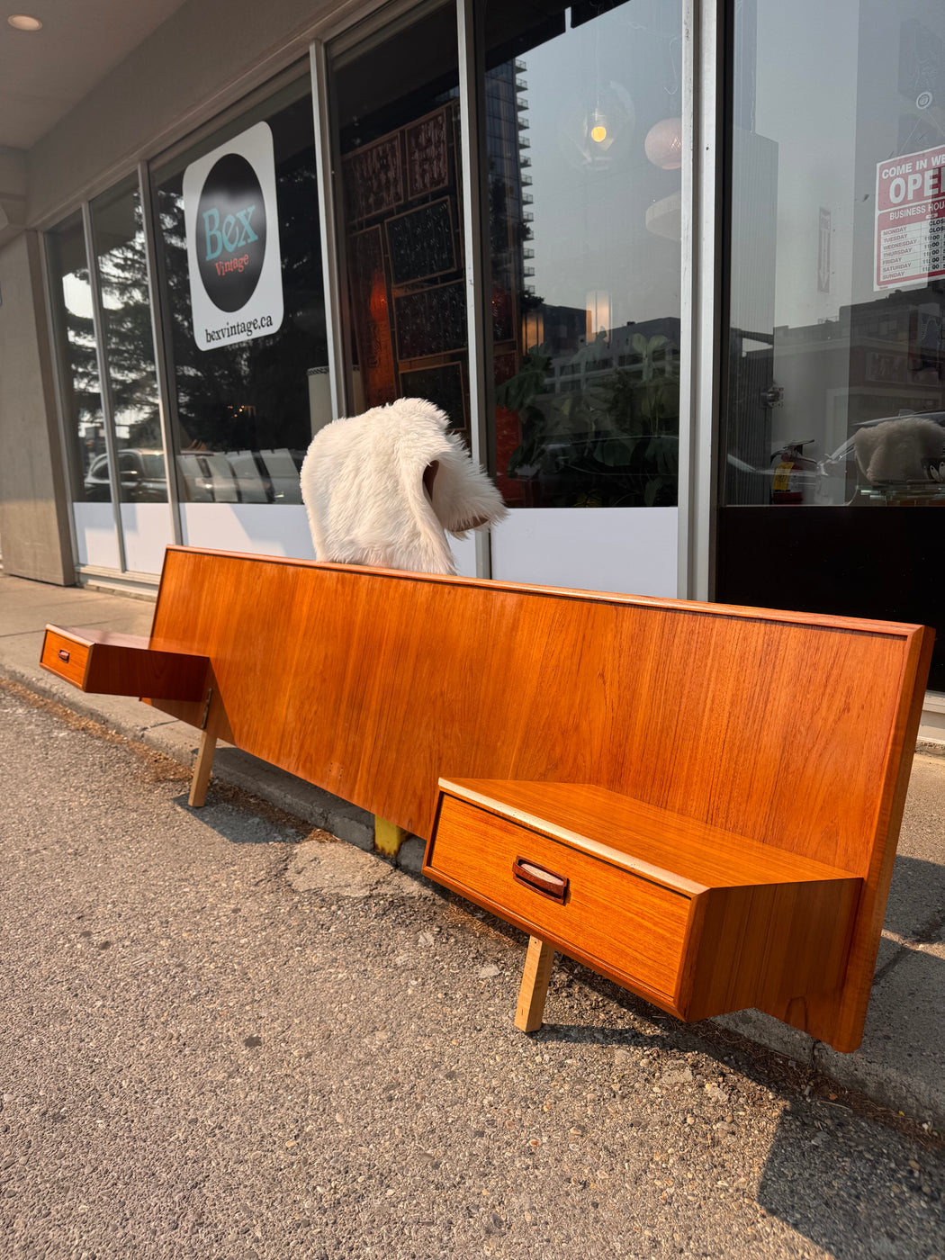 Queen Teak Headboard
