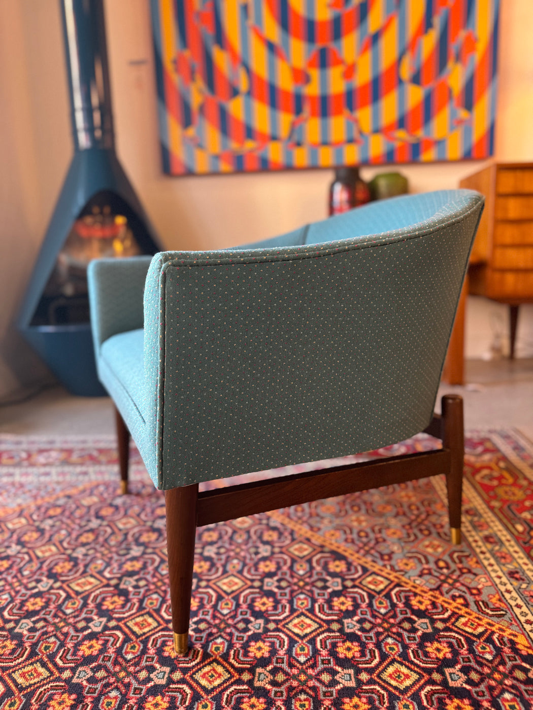 Petite Teal Chair