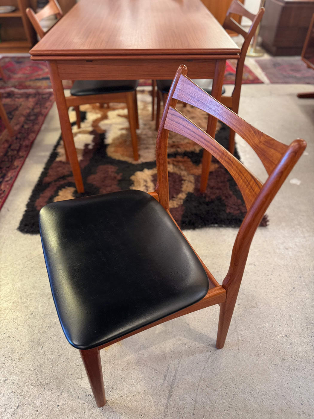 Set of 4 Danish Teak Dining Chairs