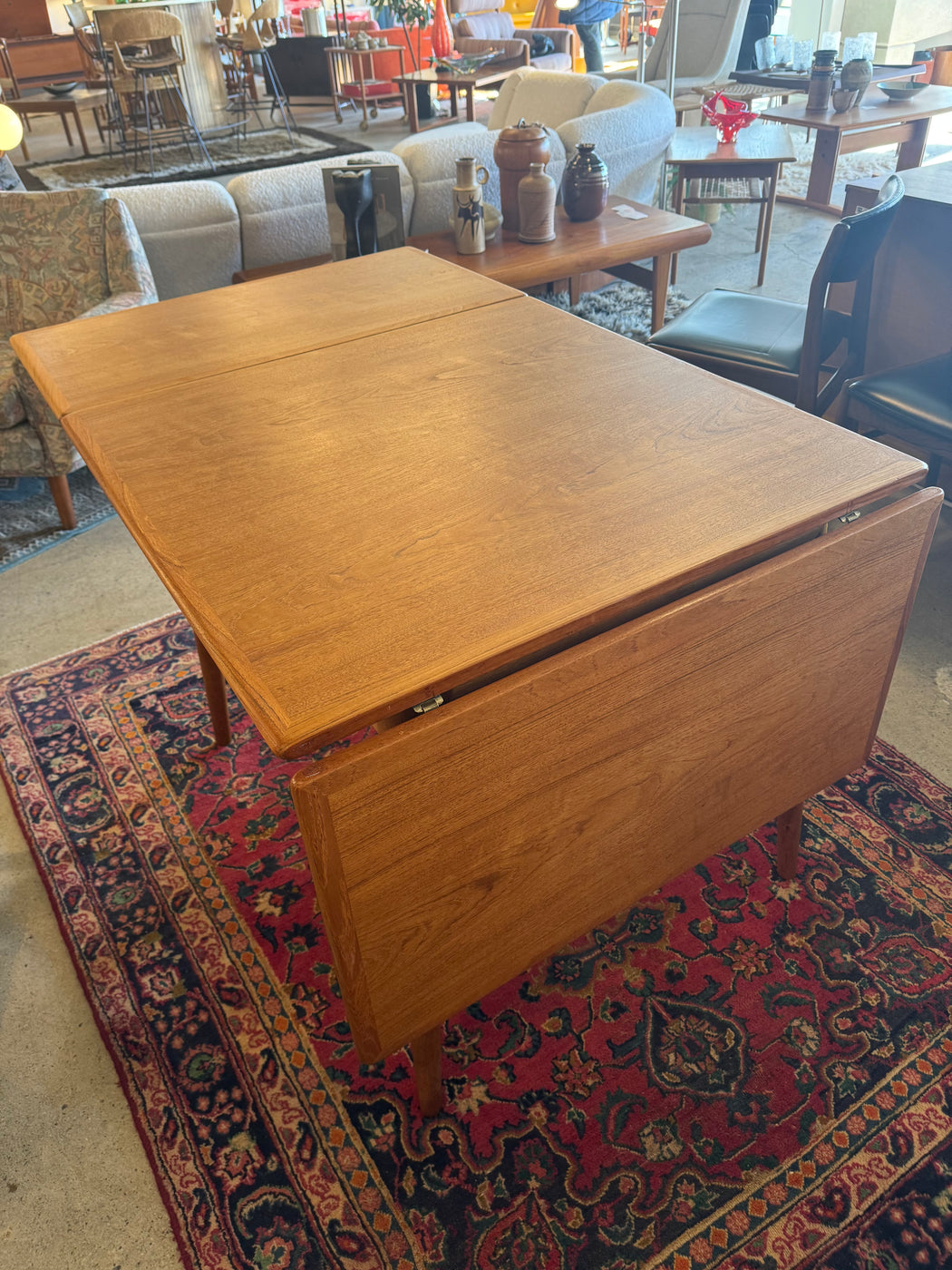 Hans Wegner Drop Leaf Dining Table