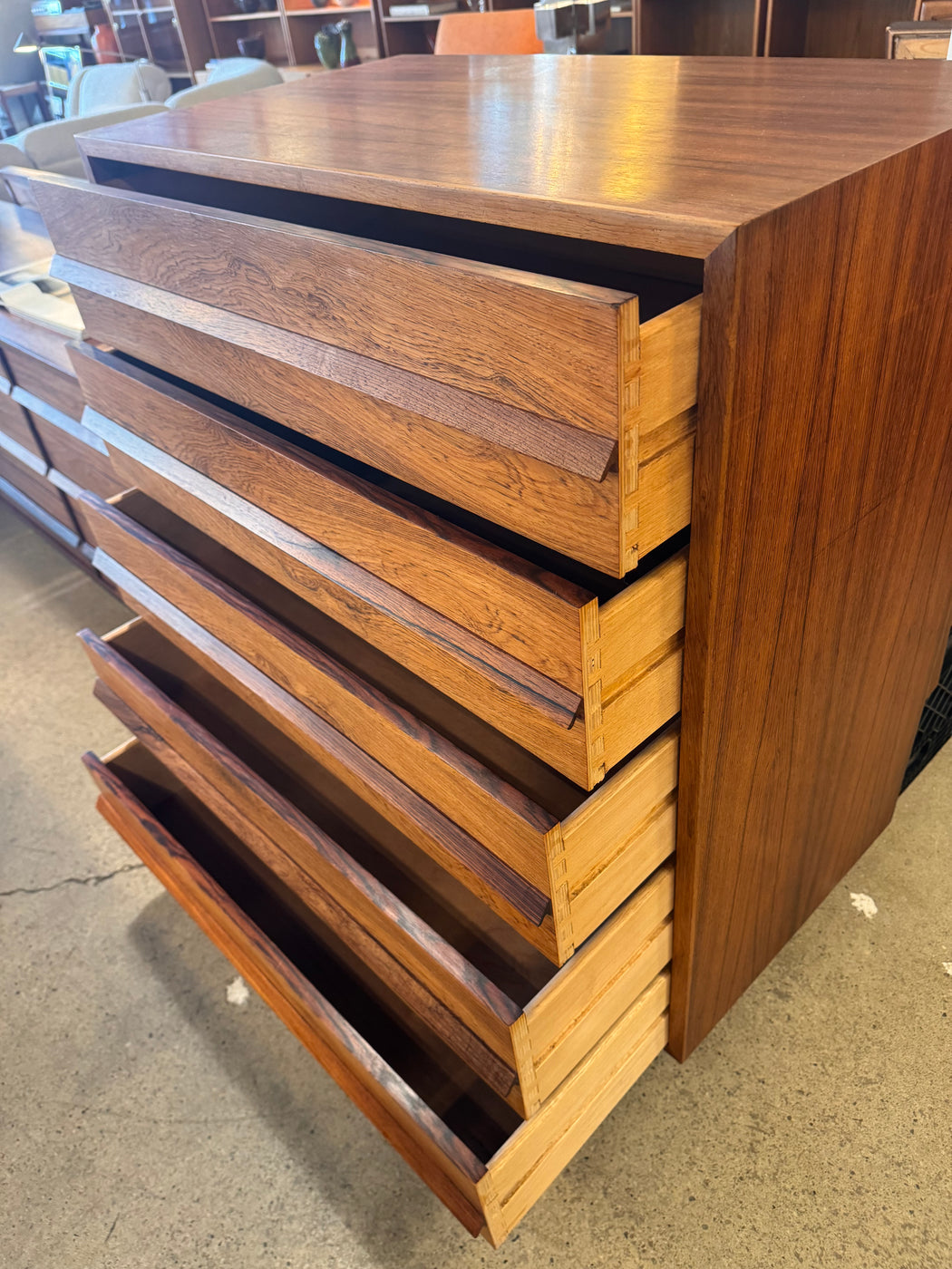 Rosewood Tallboy Dresser