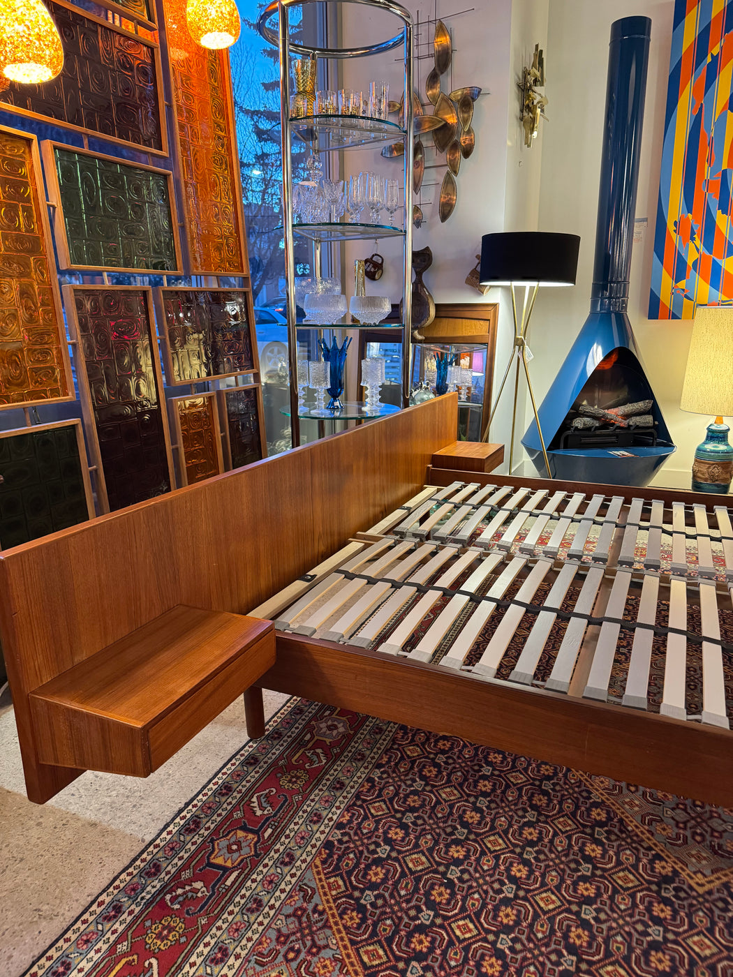 Danish Teak Double Bed