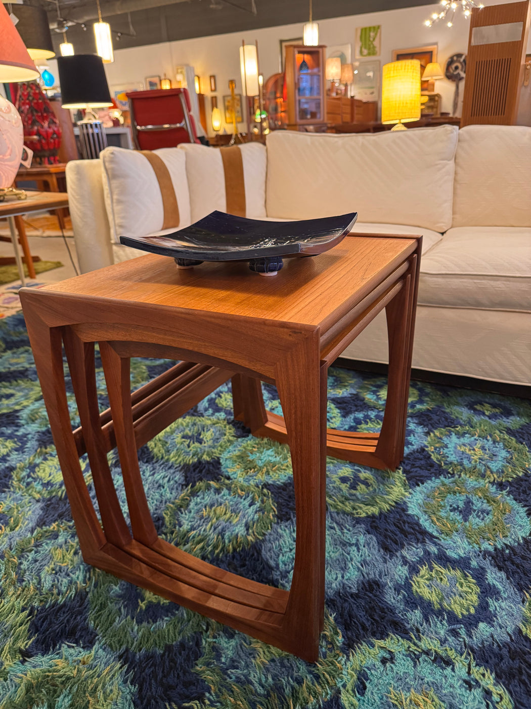MCM Teak Nesting Tables