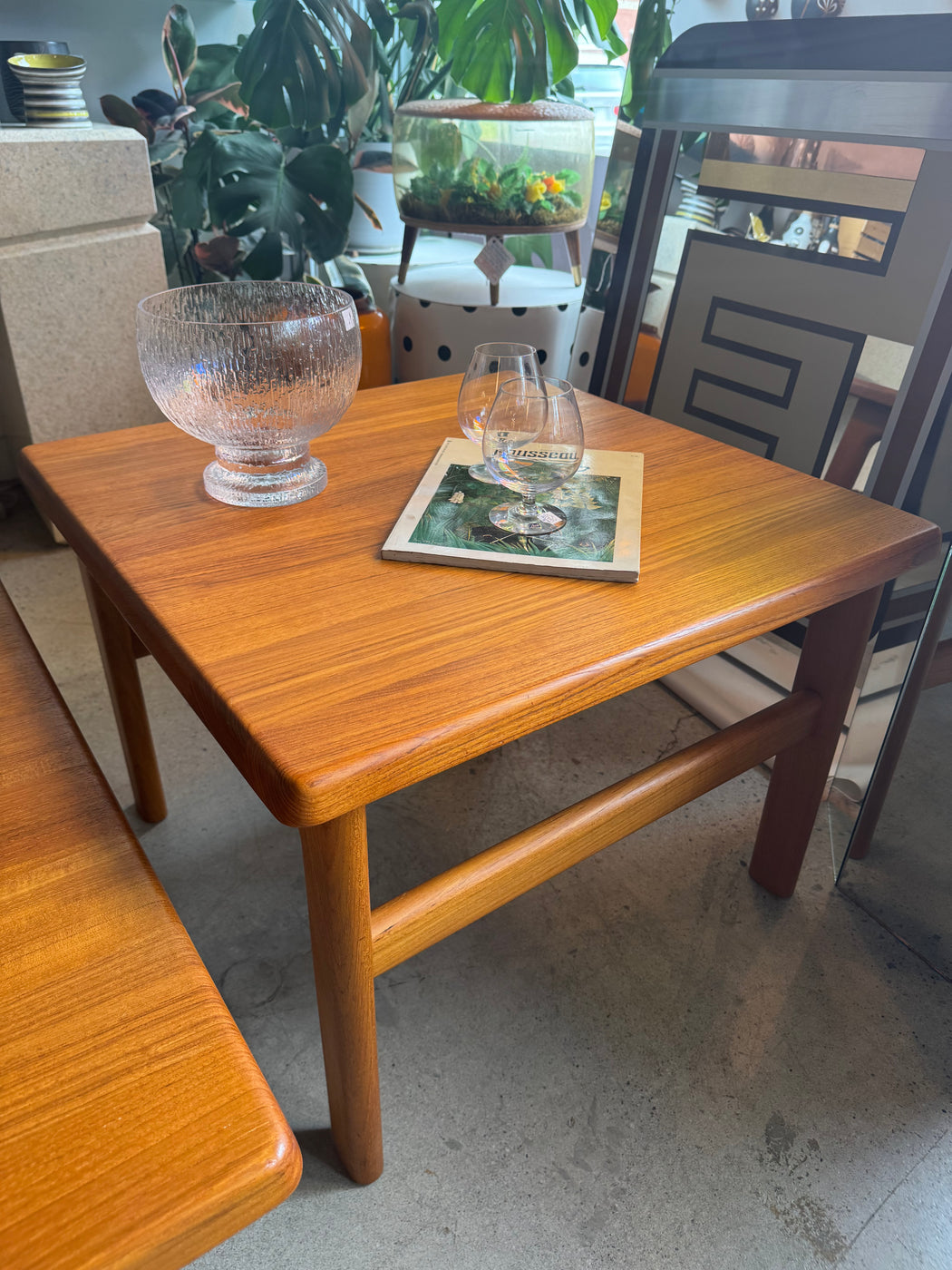 Niels Bach Solid Teak Side Table