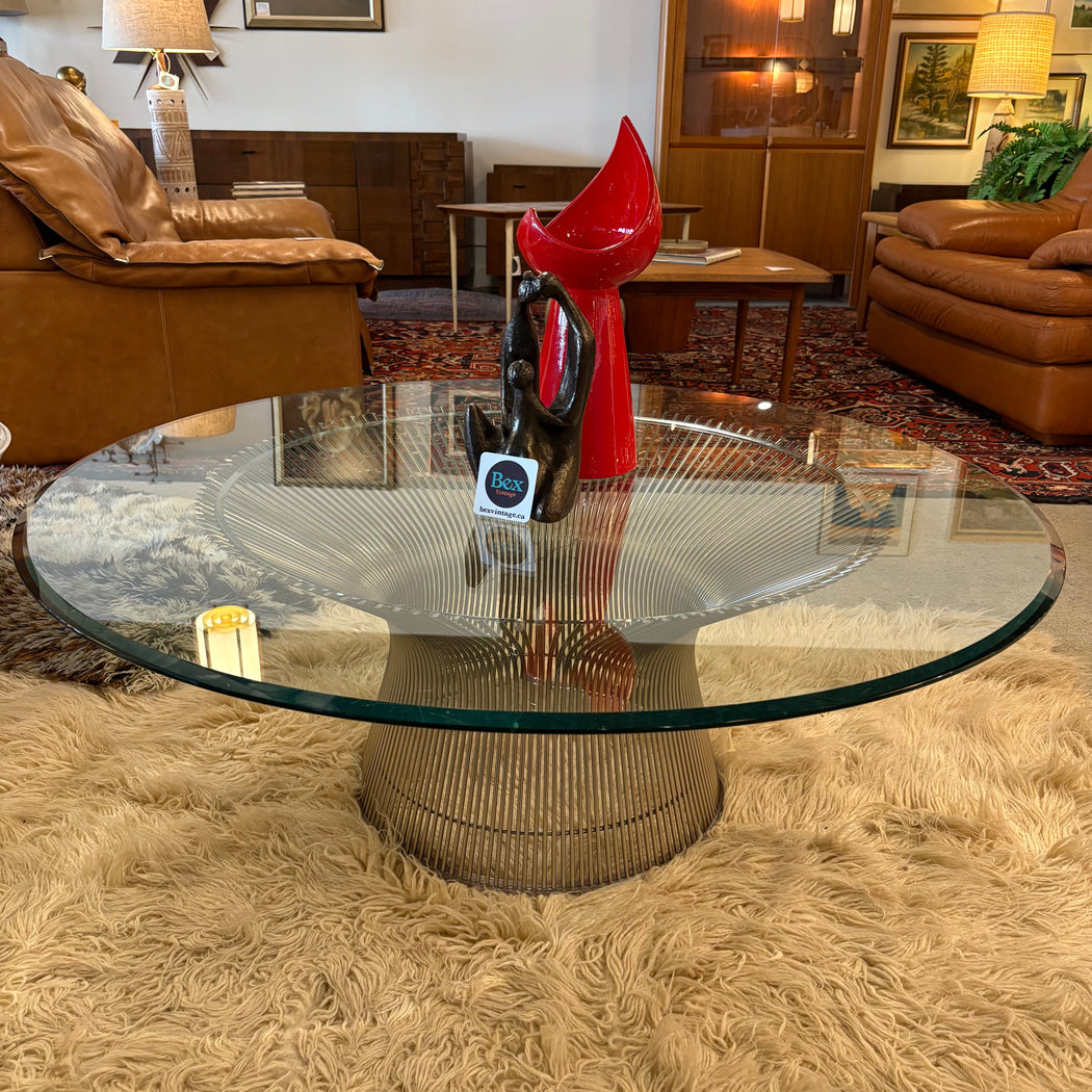 Warren Platner Nickel Coffee Table