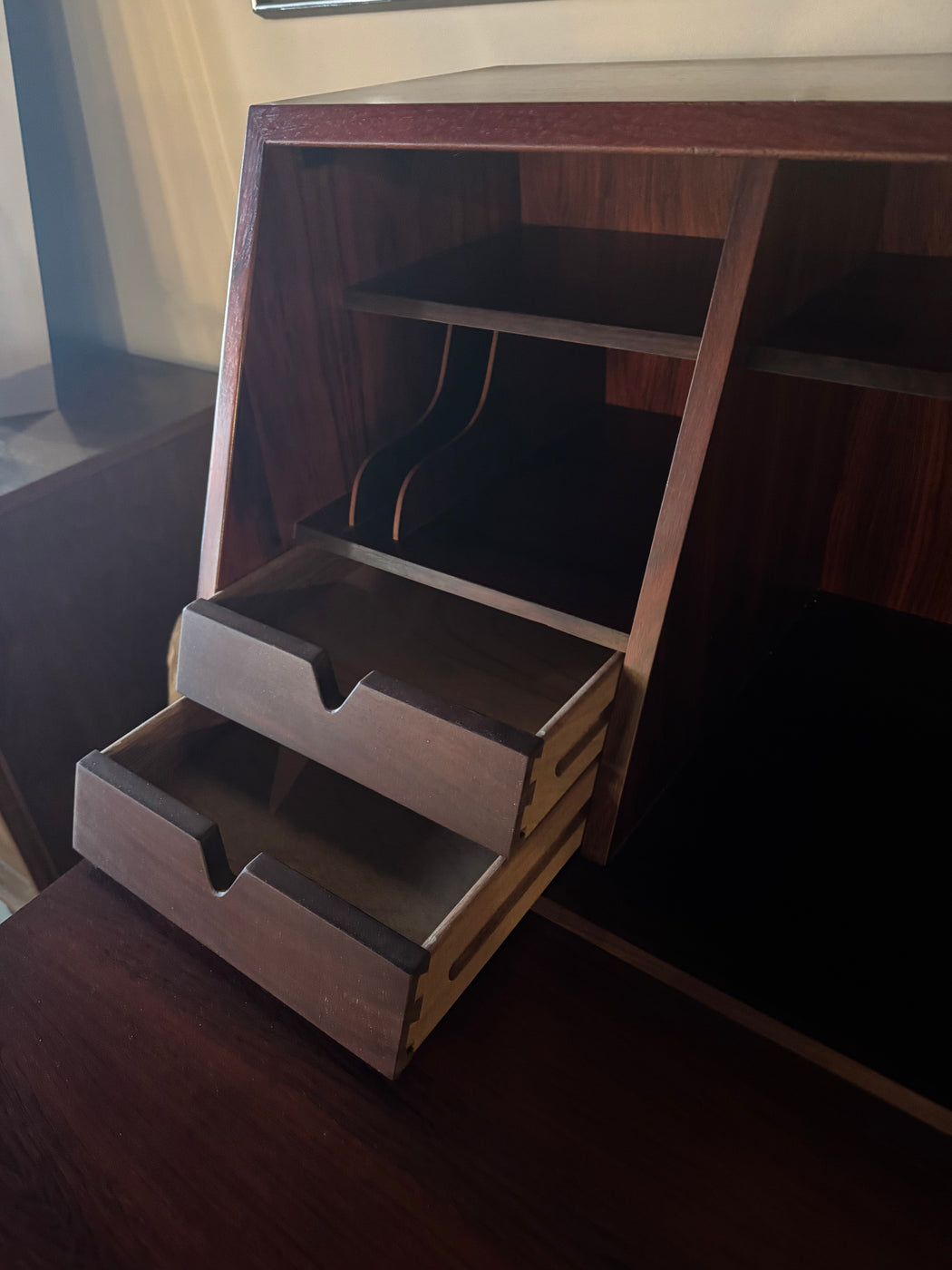 Danish Rosewood Desk by Arne Wahl Iversen