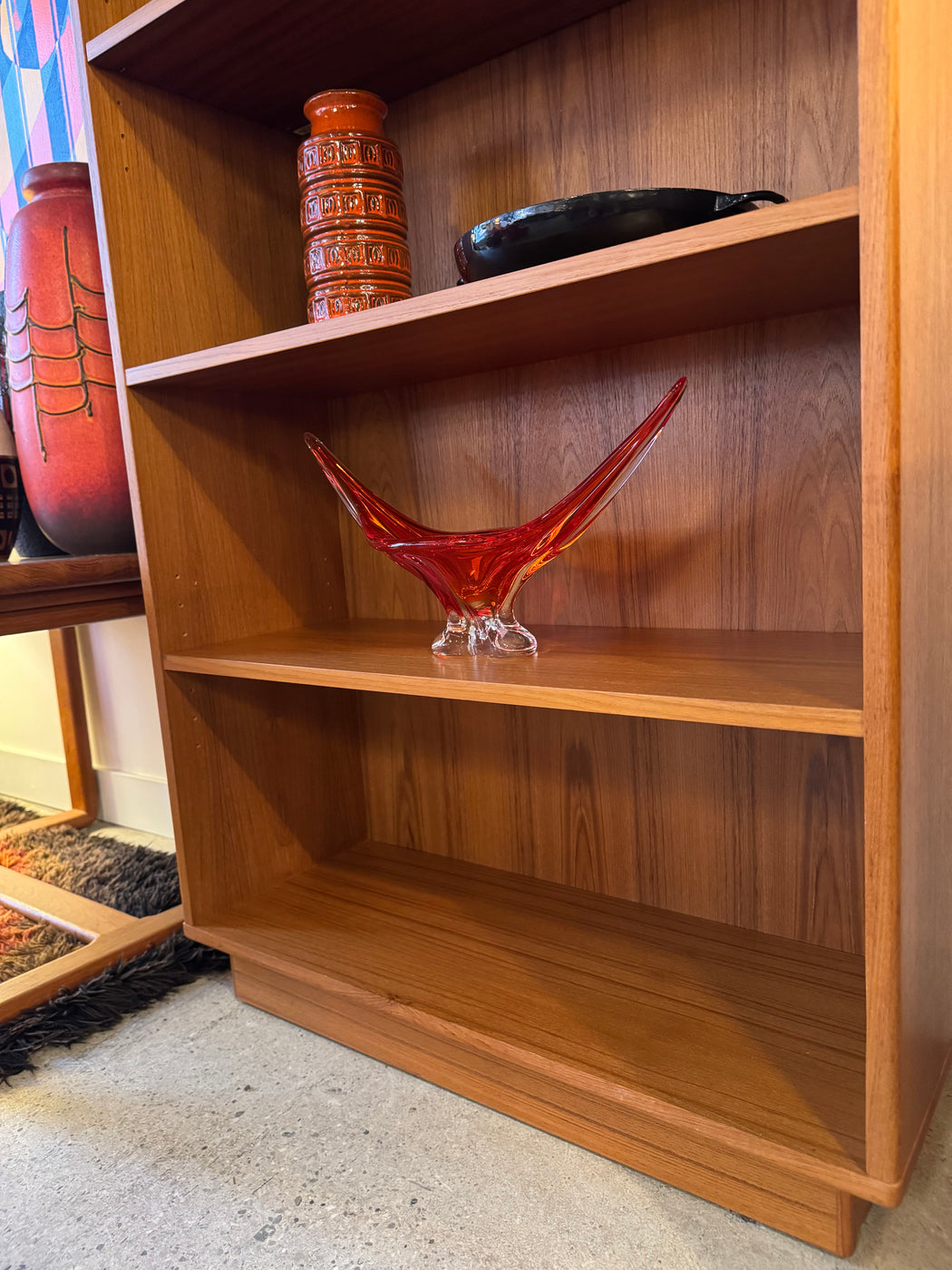 Mobican Tall Teak Bookcase