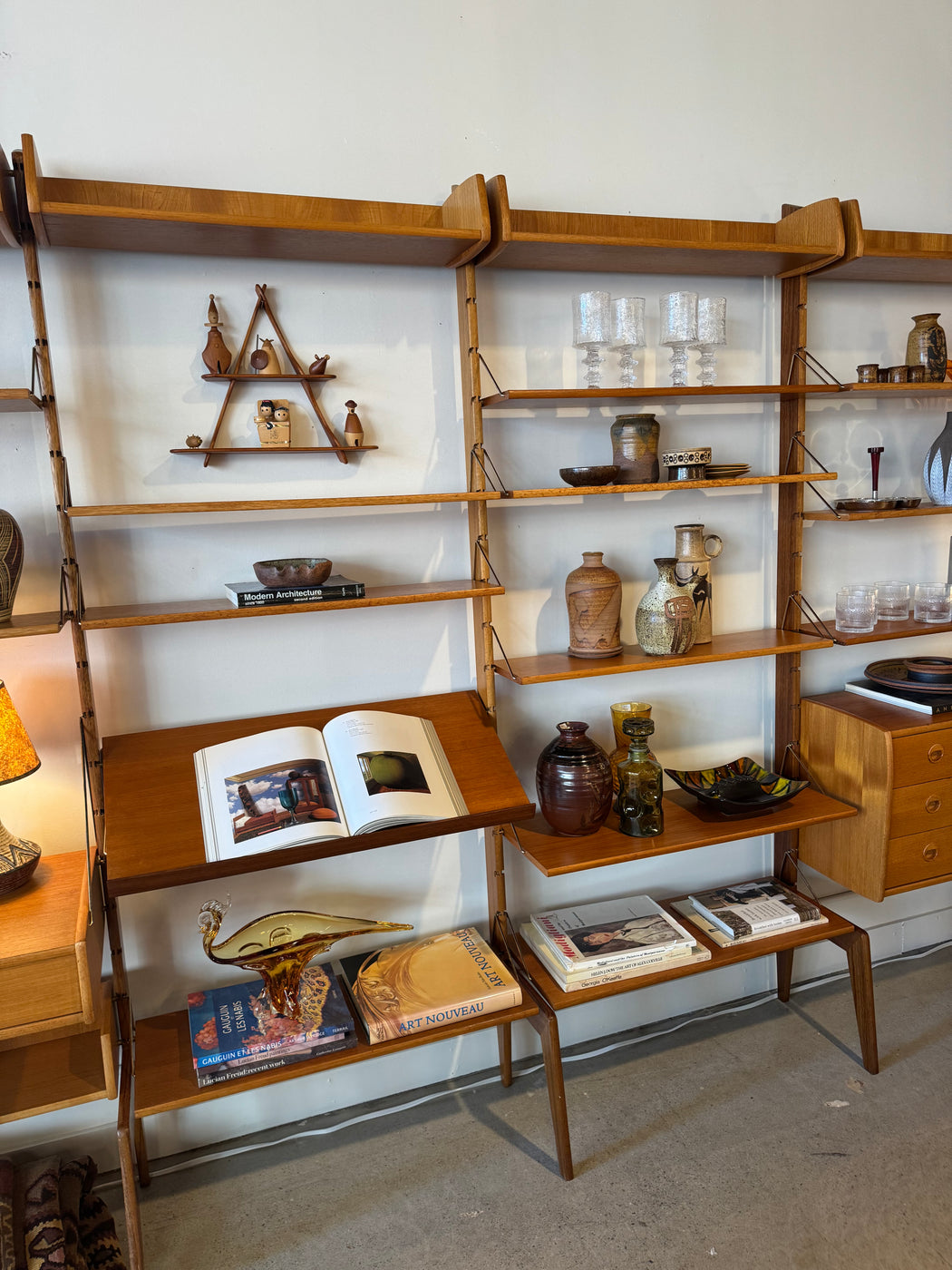 SOLD • Teak Modular Wall Unit, Norway