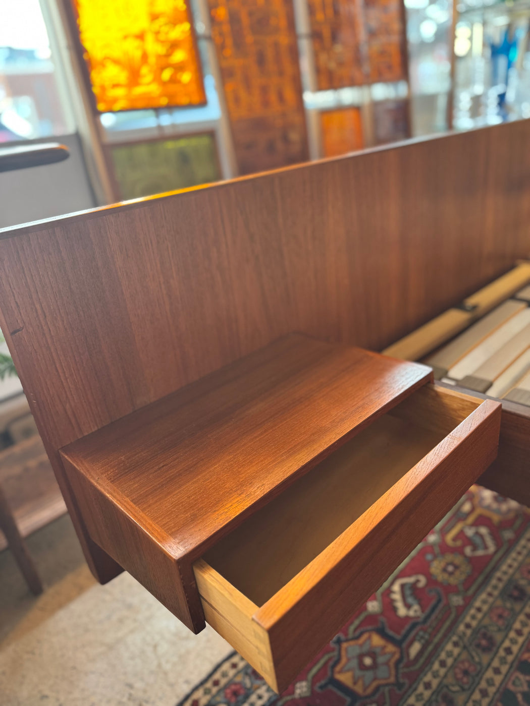 Danish Teak Double Bed
