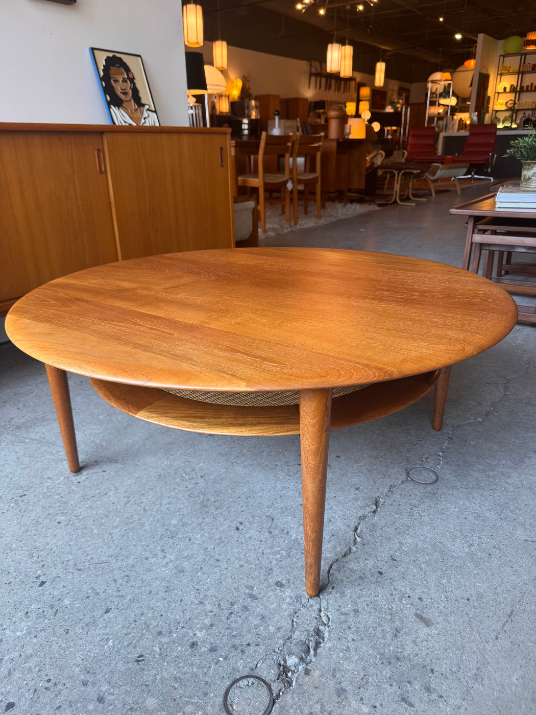 France & Son Solid Teak Coffee Table