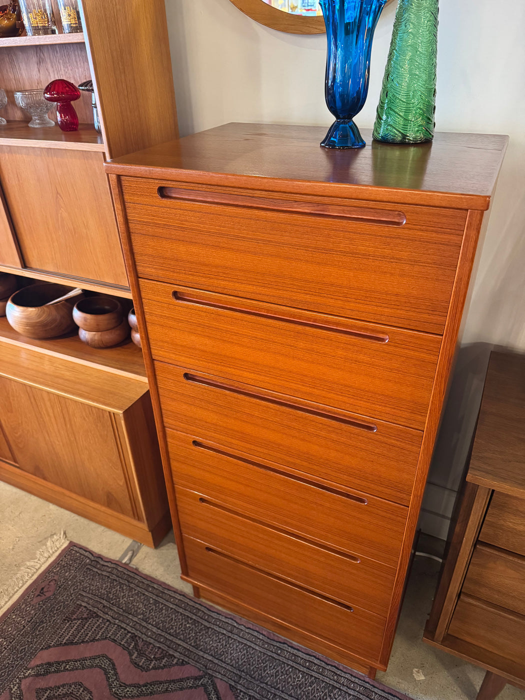 Torring Mobelfabrik Tall Teak Dresser