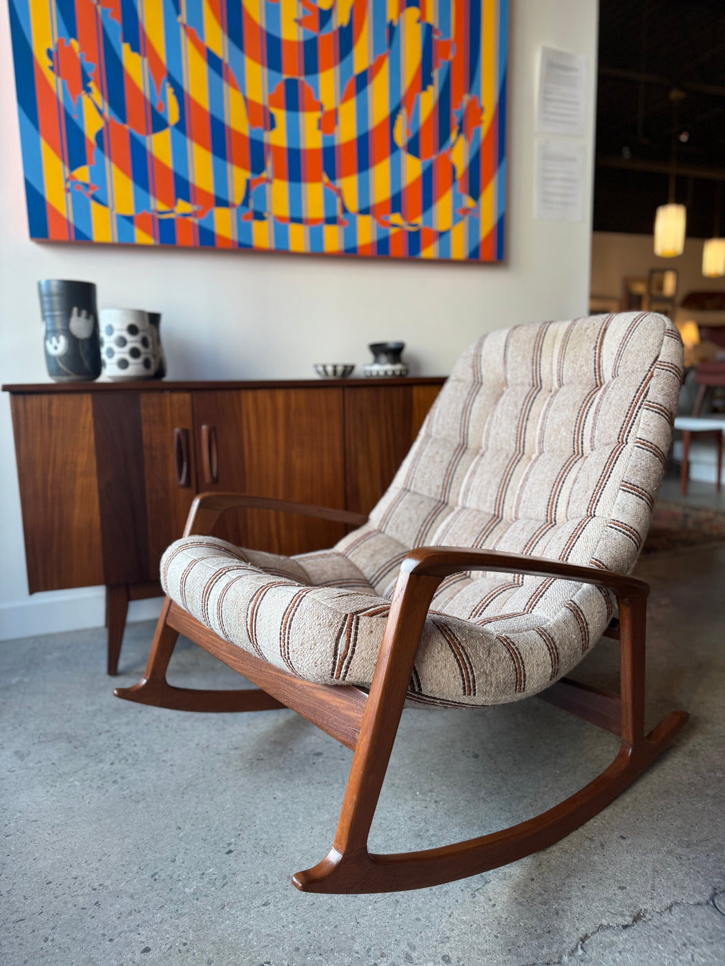 *HOLD* R. Huber Scoop Rocking Chair