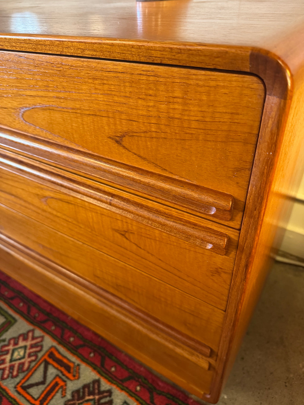 Danish Teak 8 Drawer Dresser