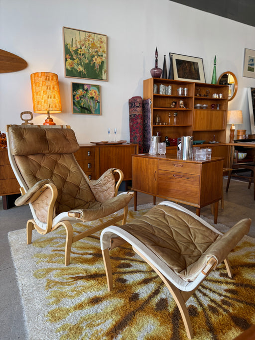 Bruno Mathsson Pernilla Chair + Ottoman