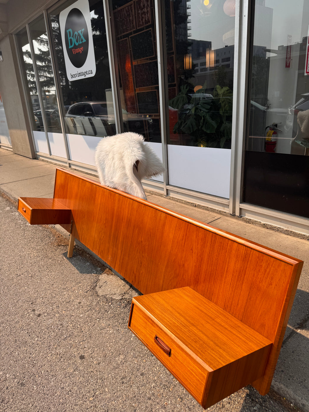 Queen Teak Headboard