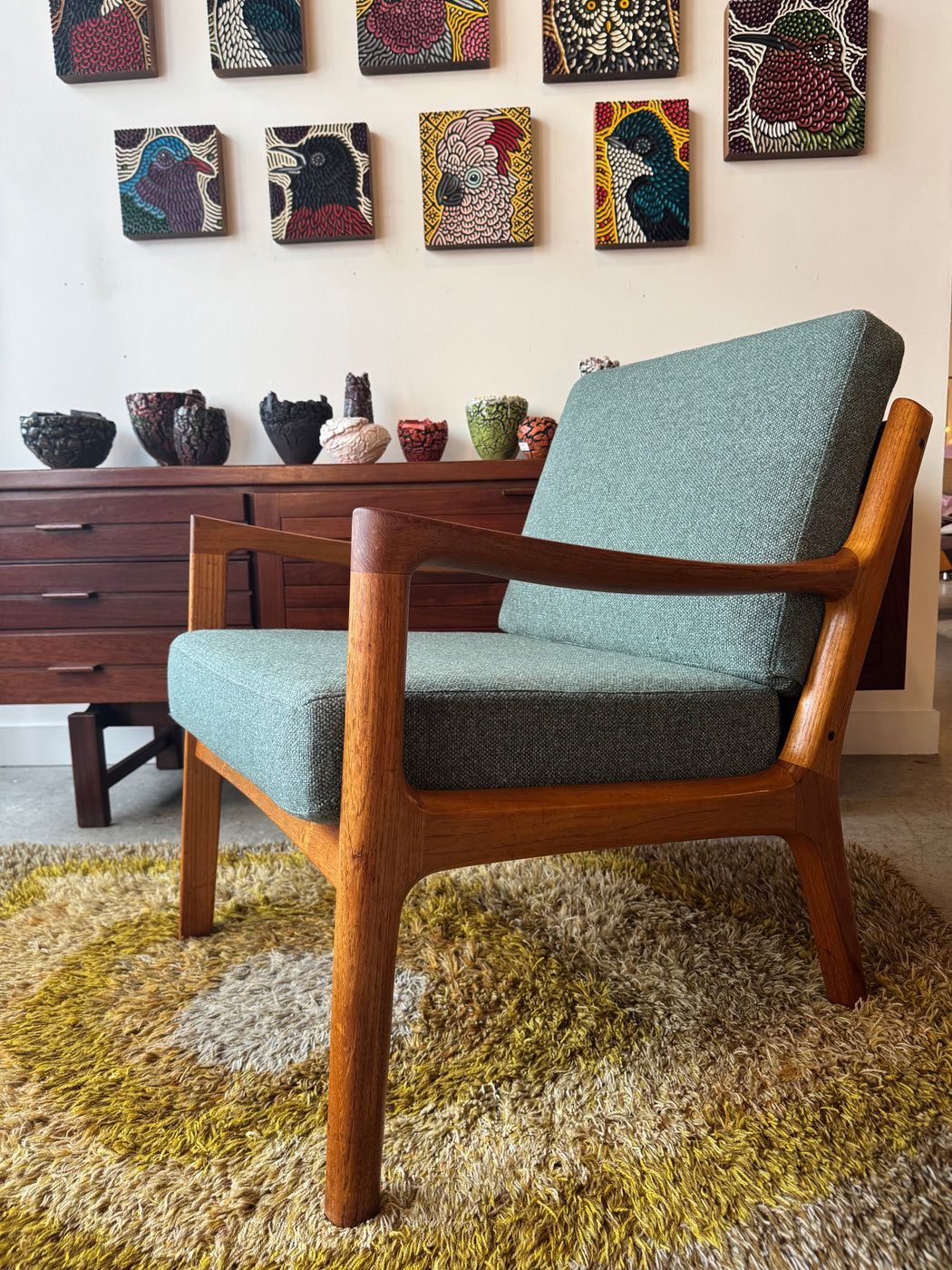 Ole Wanscher Teak Chair Pair