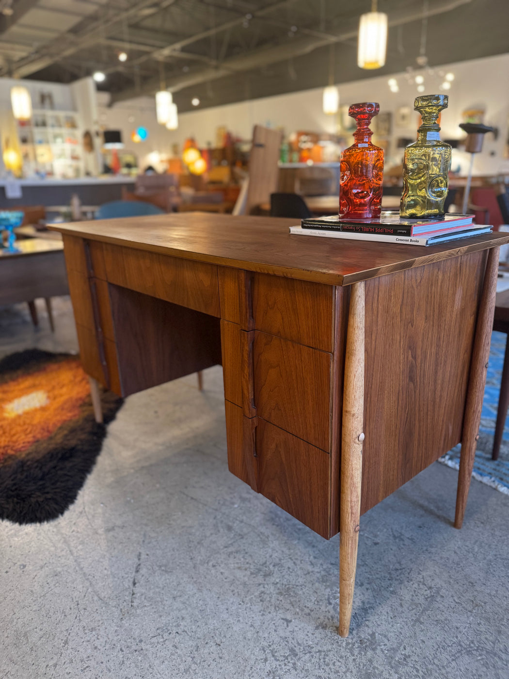 MCM Walnut Desk