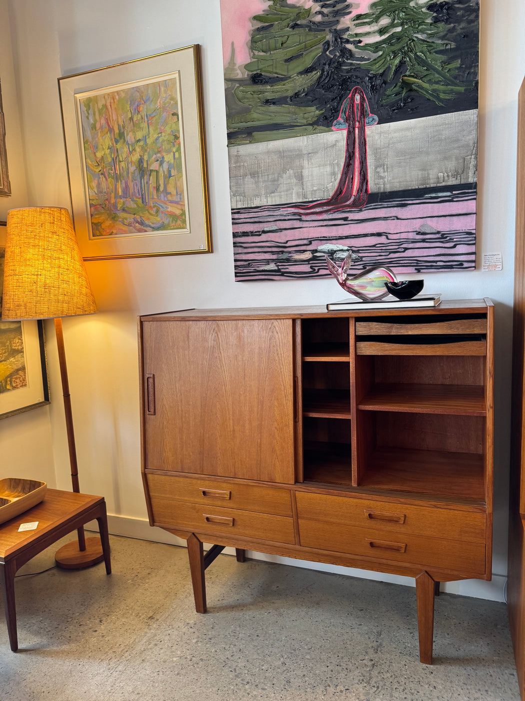 Petite Danish Teak Cabinet