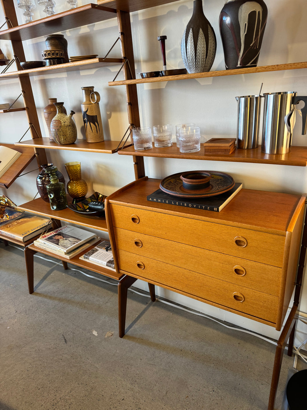 SOLD • Teak Modular Wall Unit, Norway