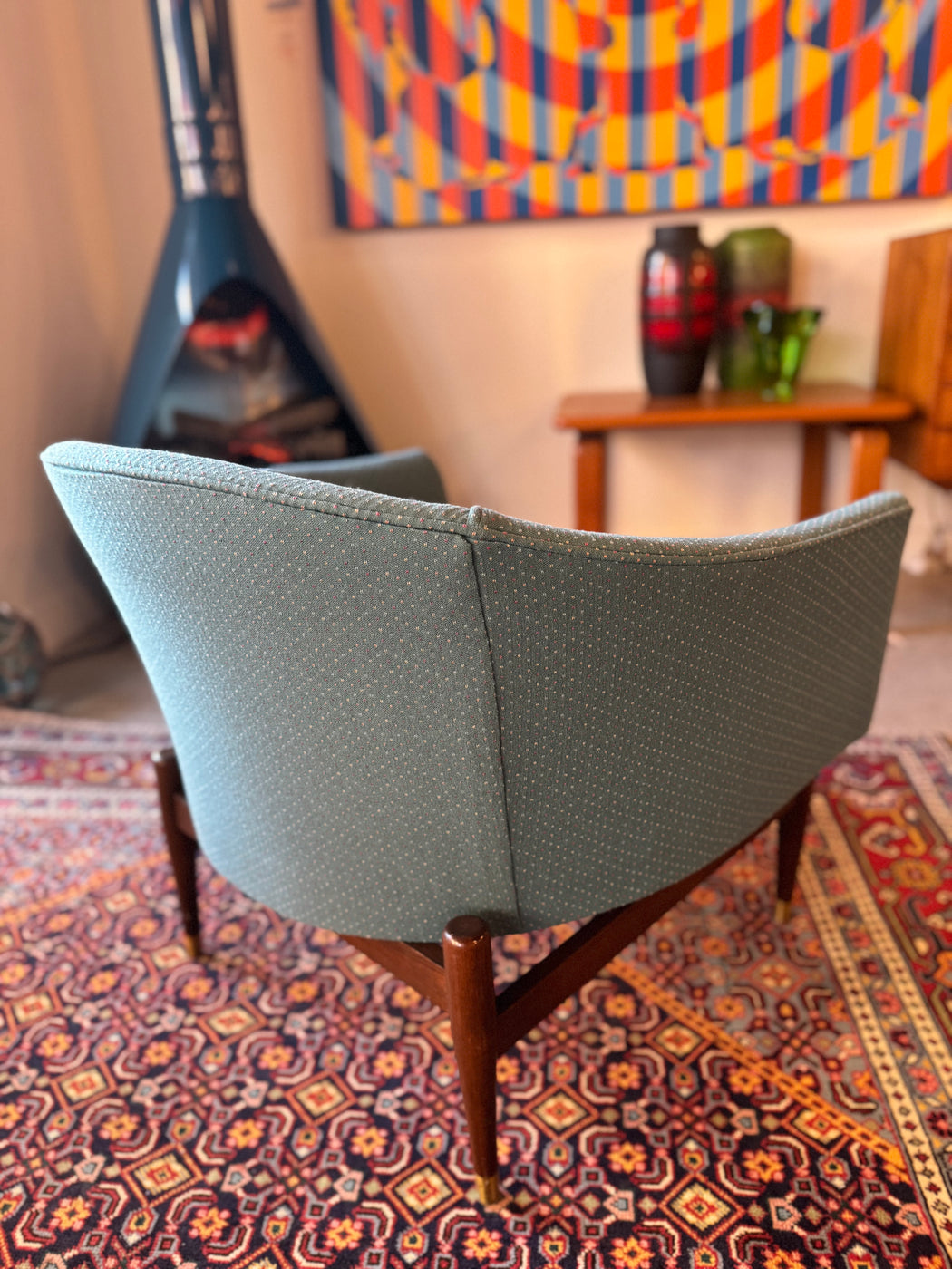 Petite Teal Chair
