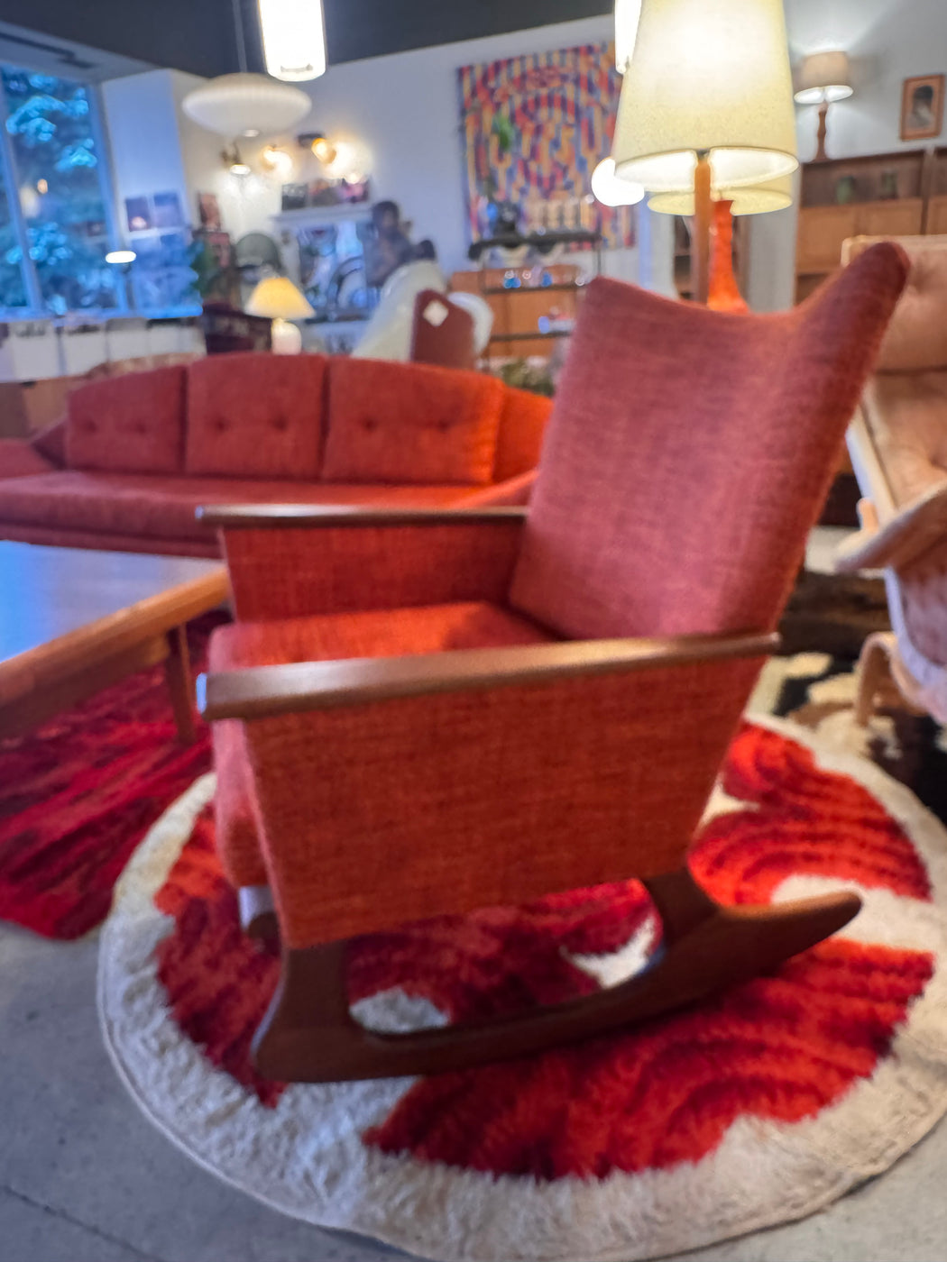 Atomic 1960s Rocking Chair