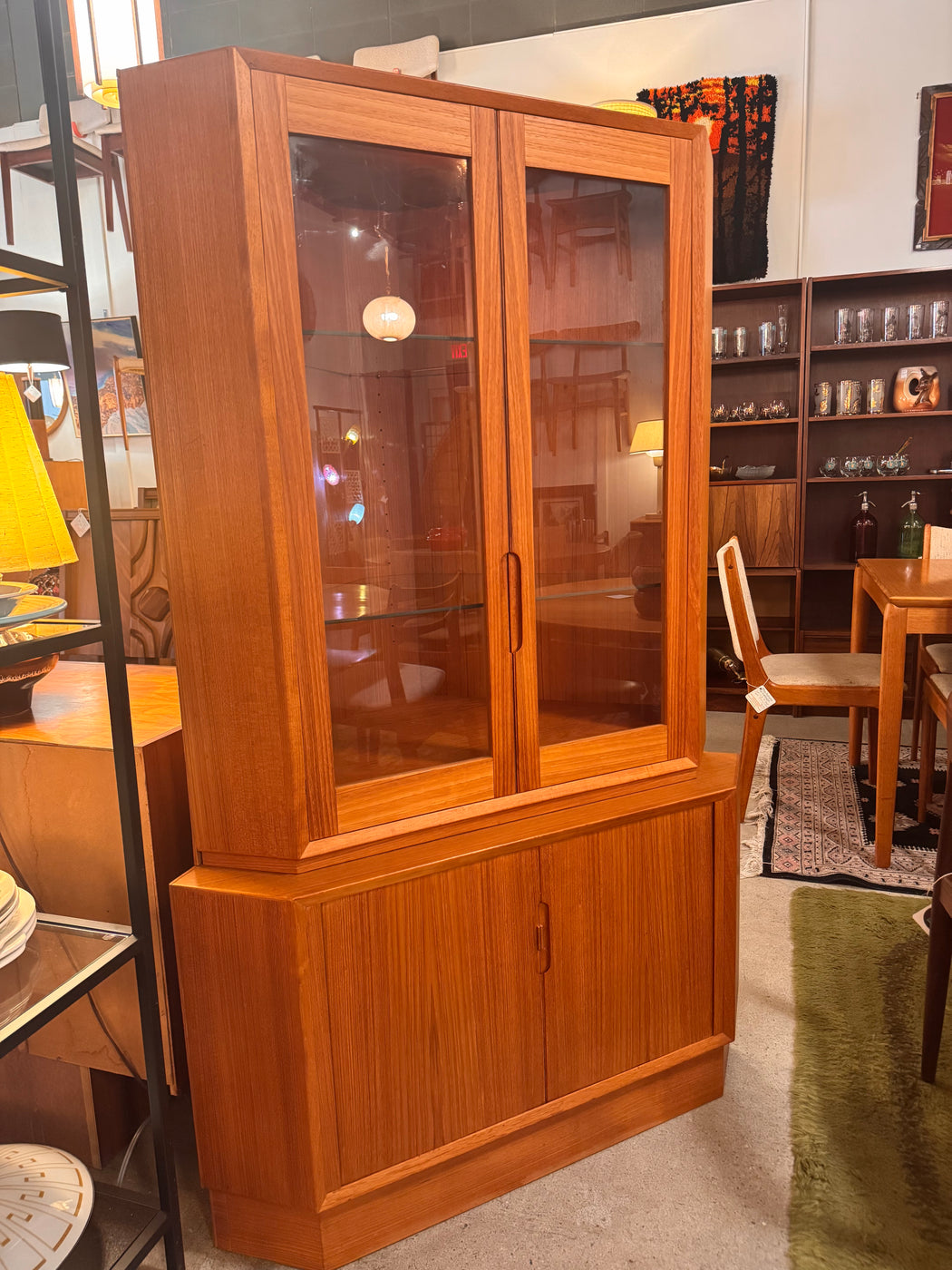 Danish Teak Corner Cabinet