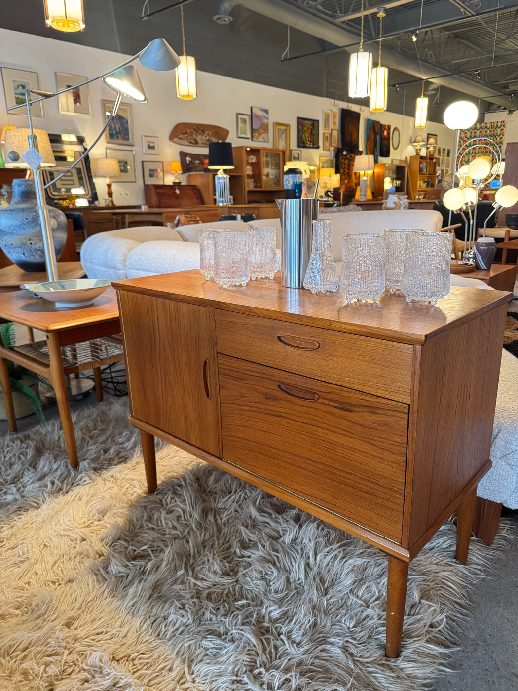 Danish Teak Petite Cabinet