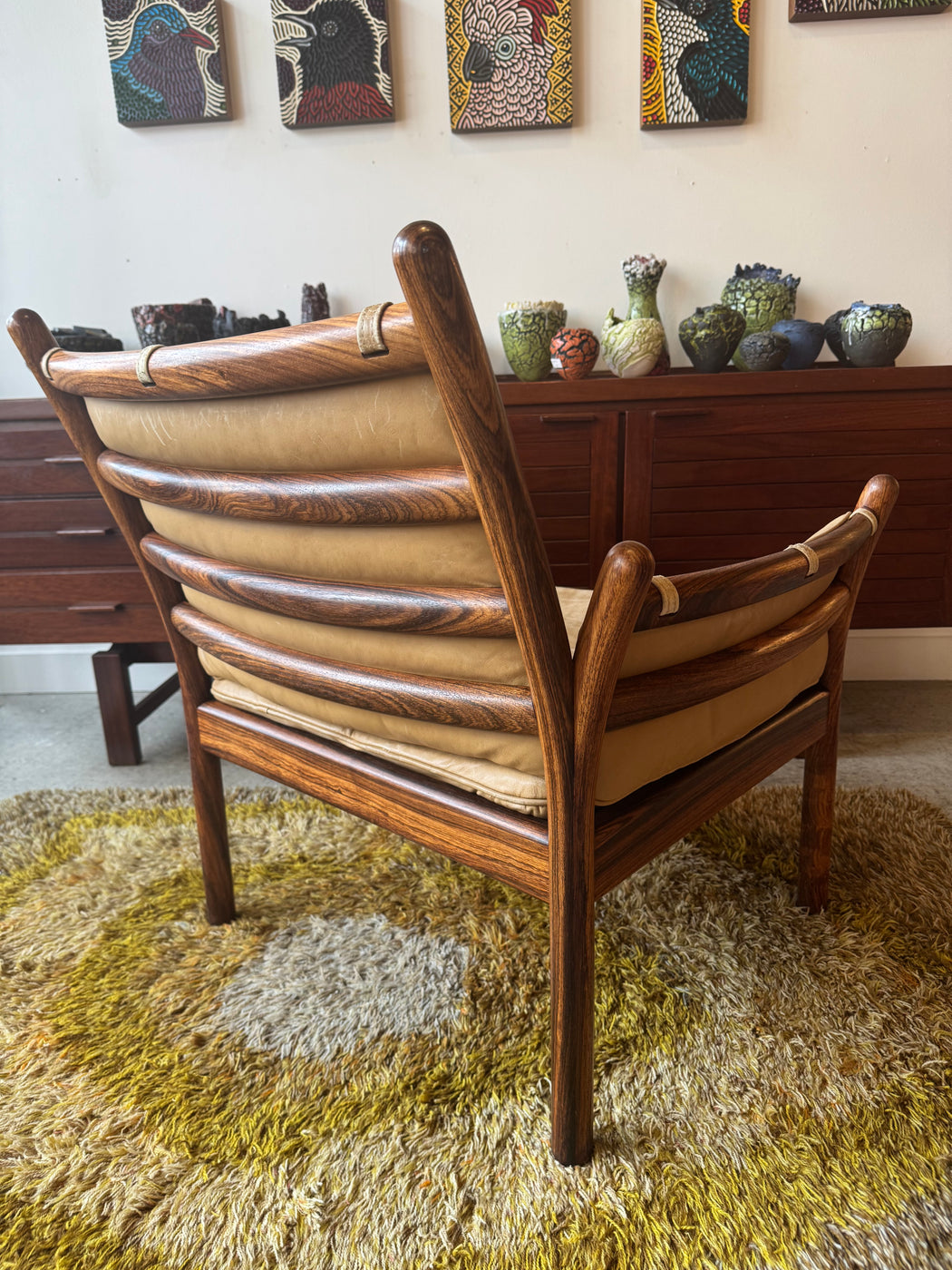 Illum Wikkelso Rosewood Genius Chair (2)