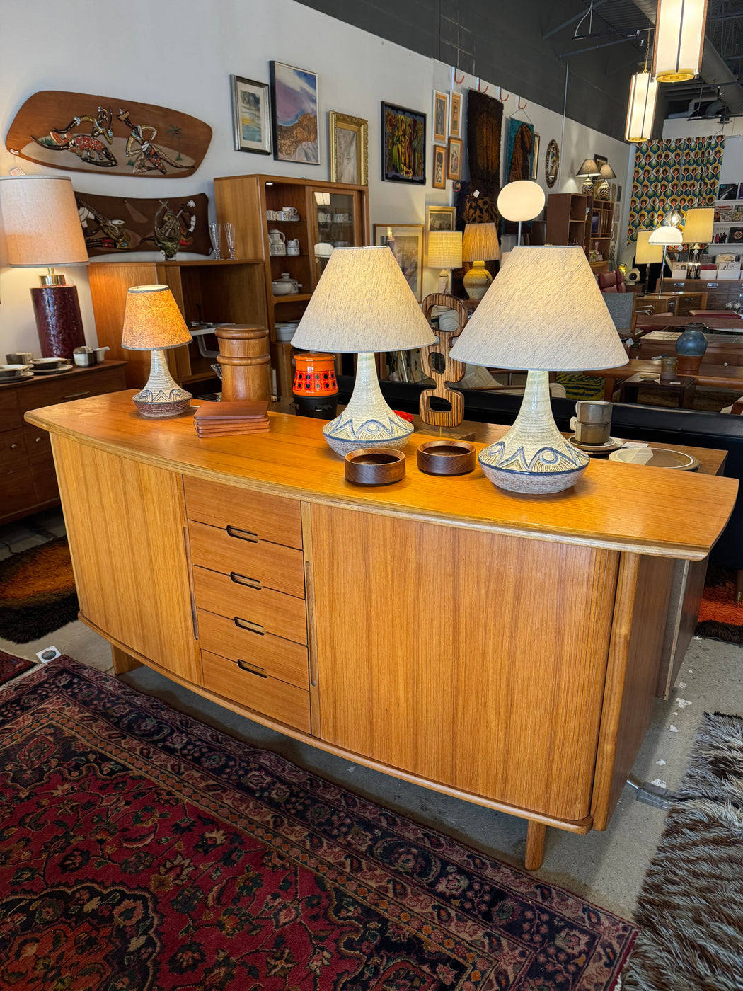 Vintage Teak Sideboard