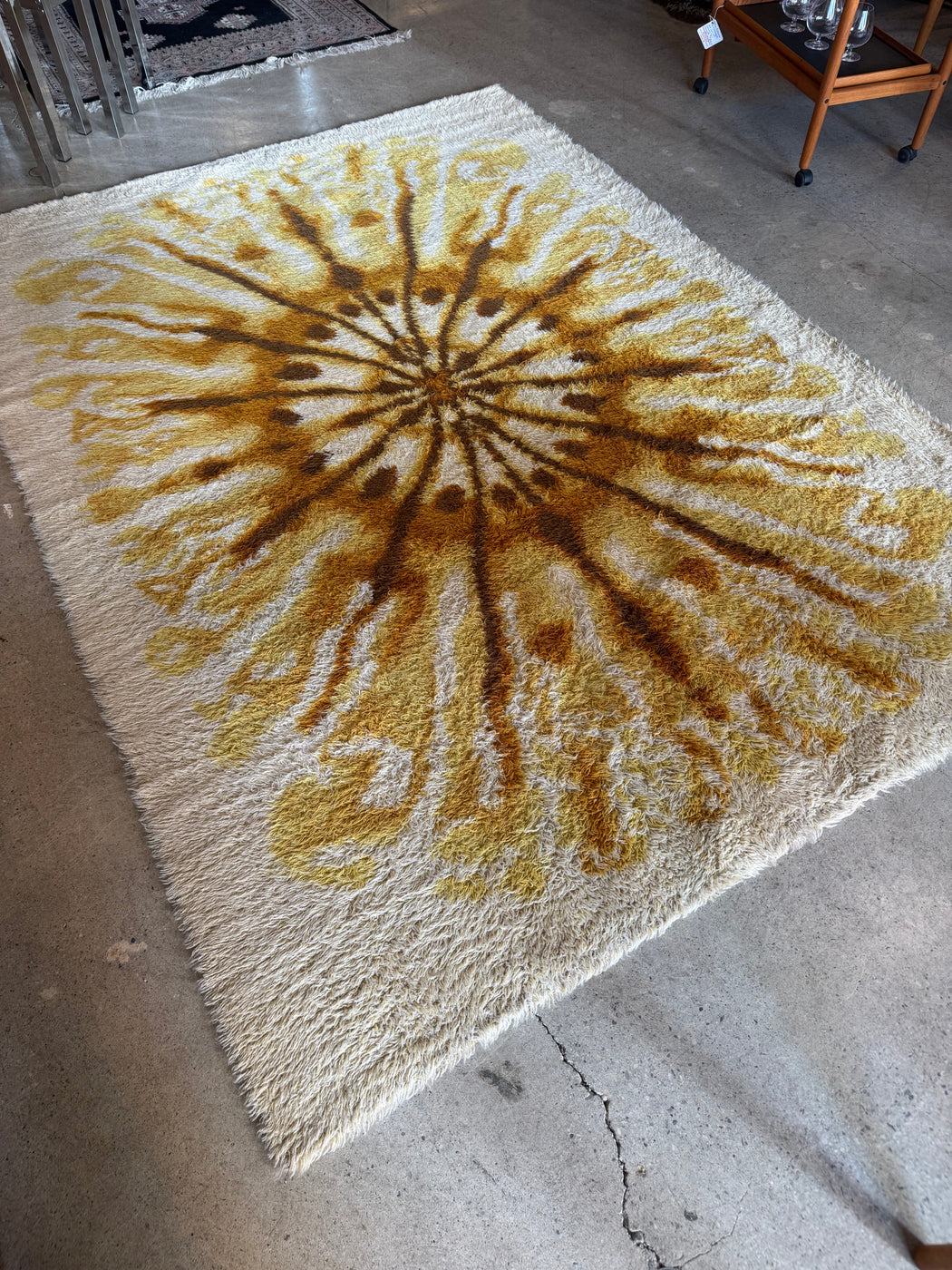 Midcentury Rya Rug