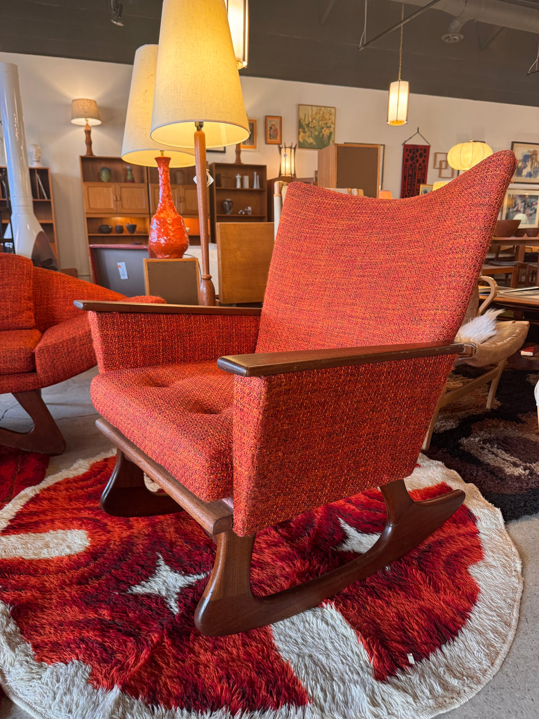 Atomic 1960s Rocking Chair