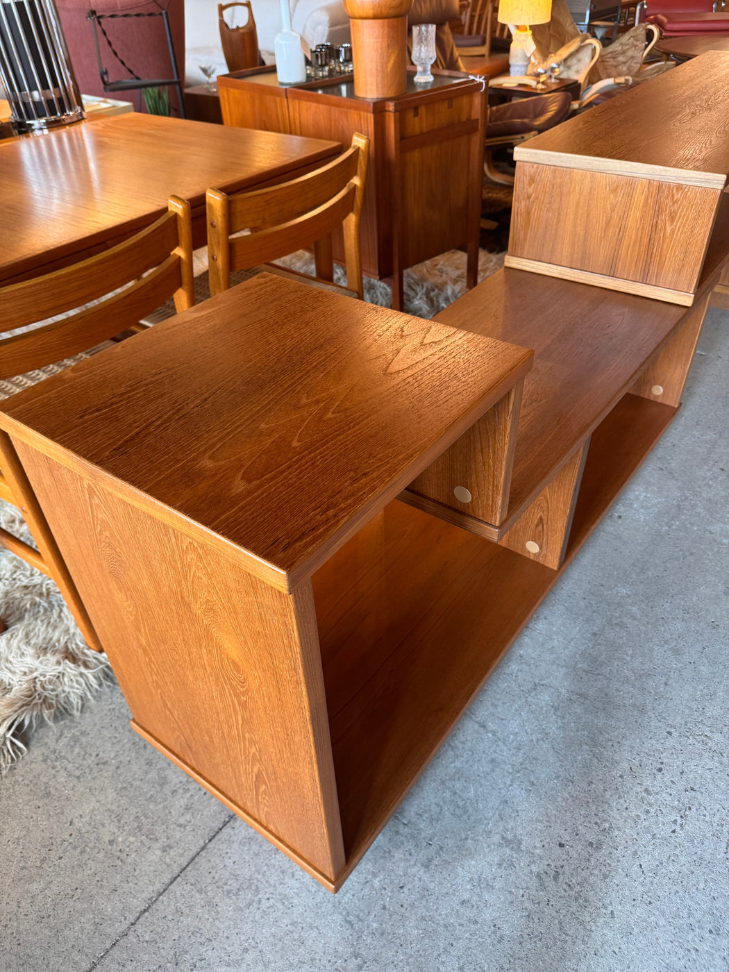 Vintage Extending Teak Shelf