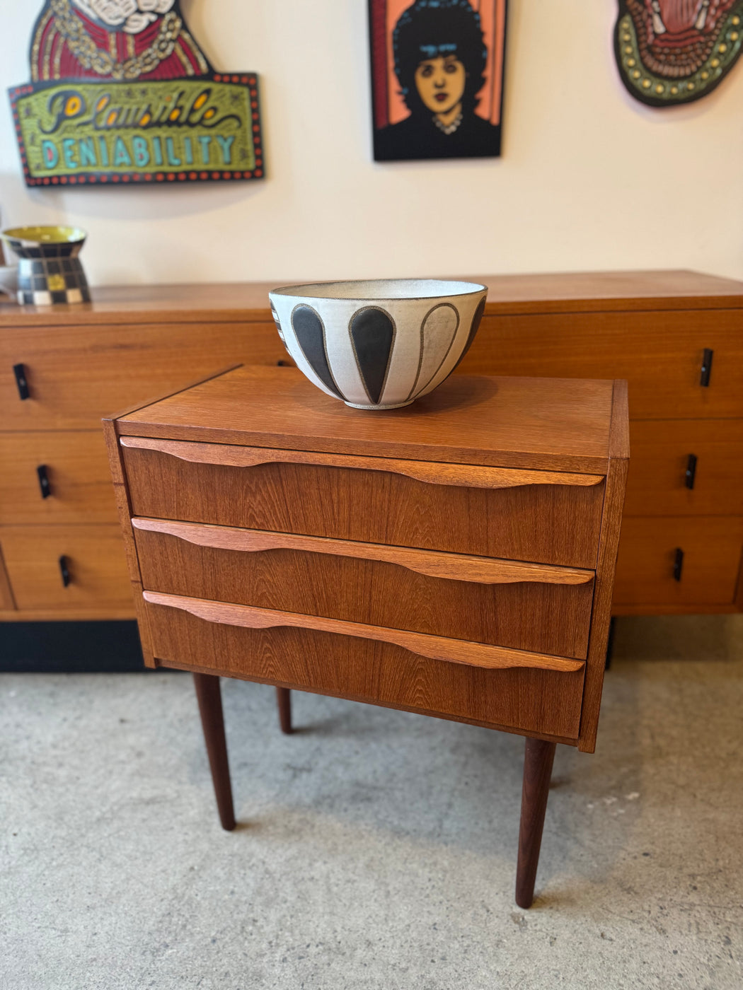 Danish Teak Nightstand