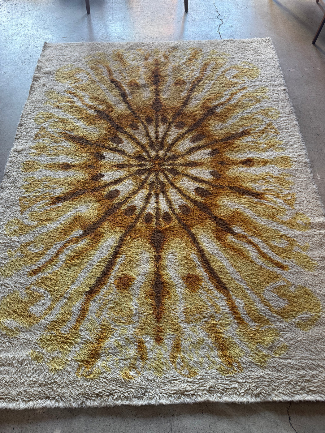 Midcentury Rya Rug
