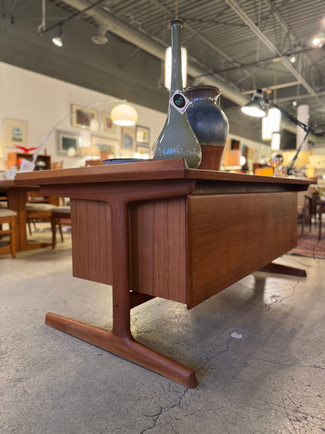 SALE • HP Hansen Teak Executive Desk