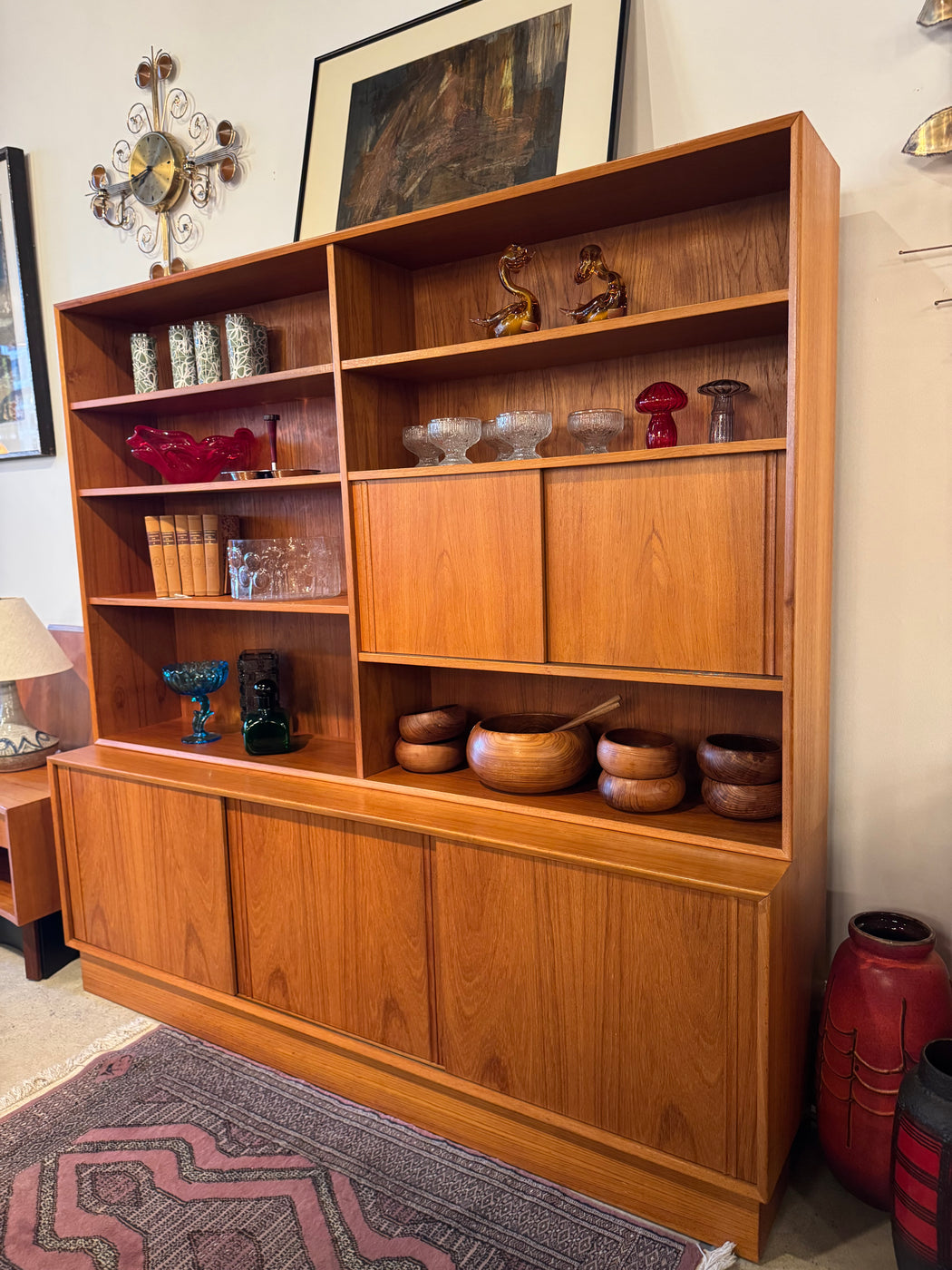 Danish Teak Shelving Unit