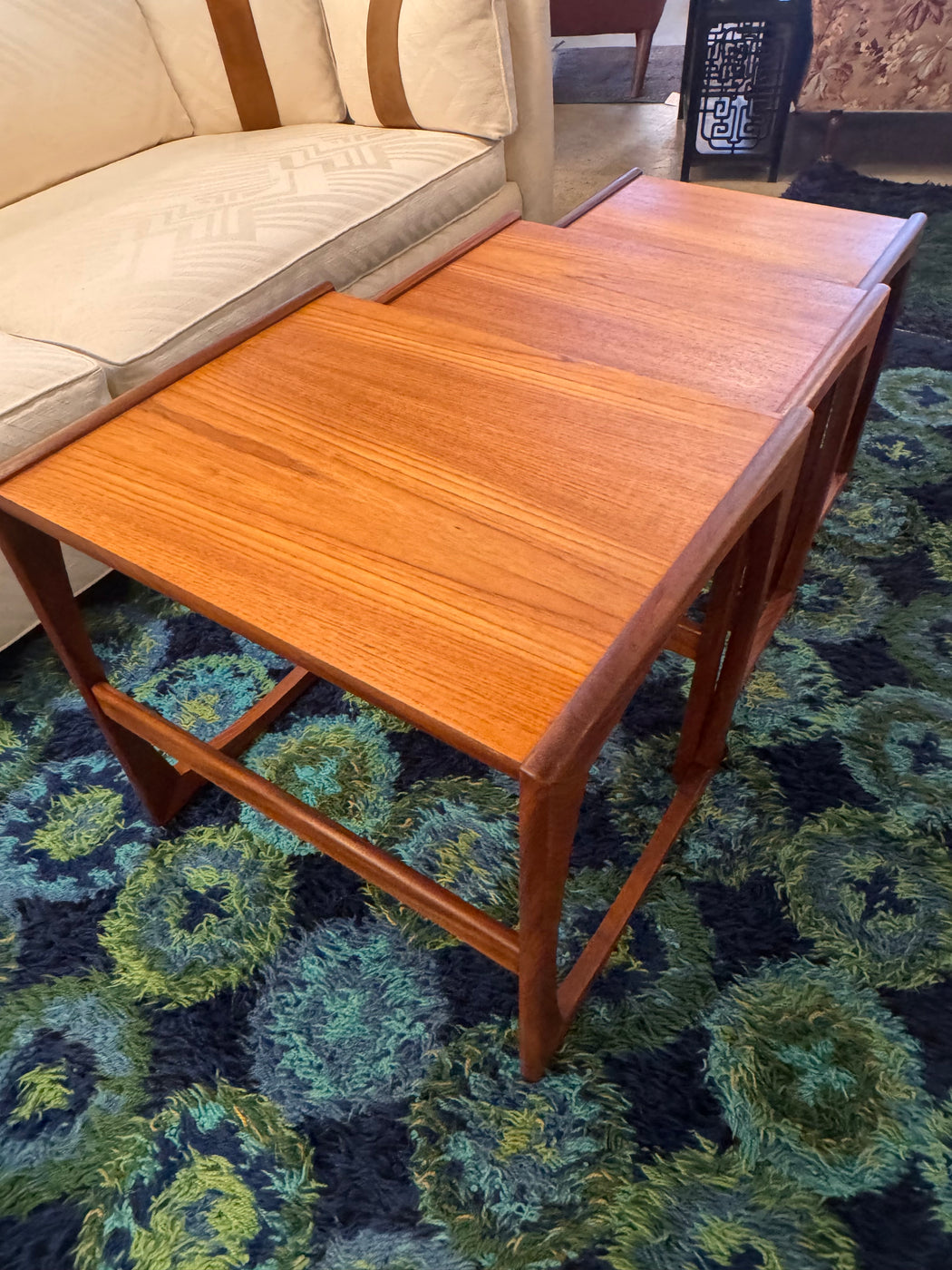 MCM Teak Nesting Tables