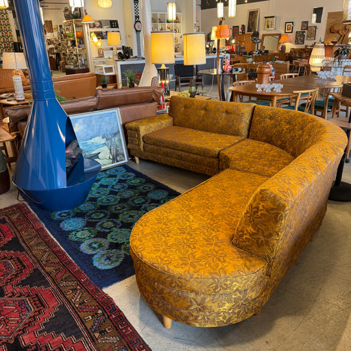Golden Vintage Sectional Sofa