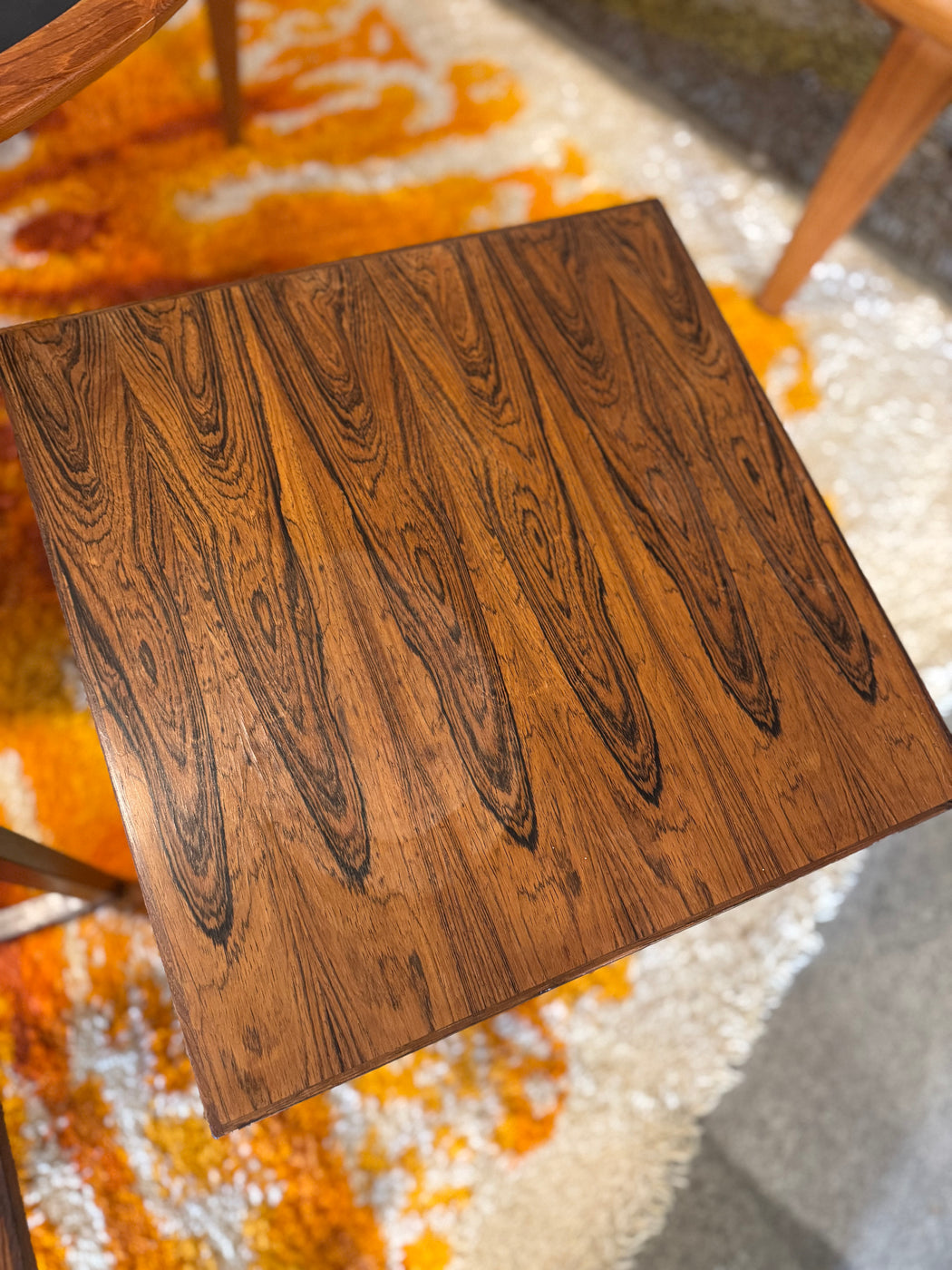 Kai Kristiansen Rosewood Nesting Cube Tables